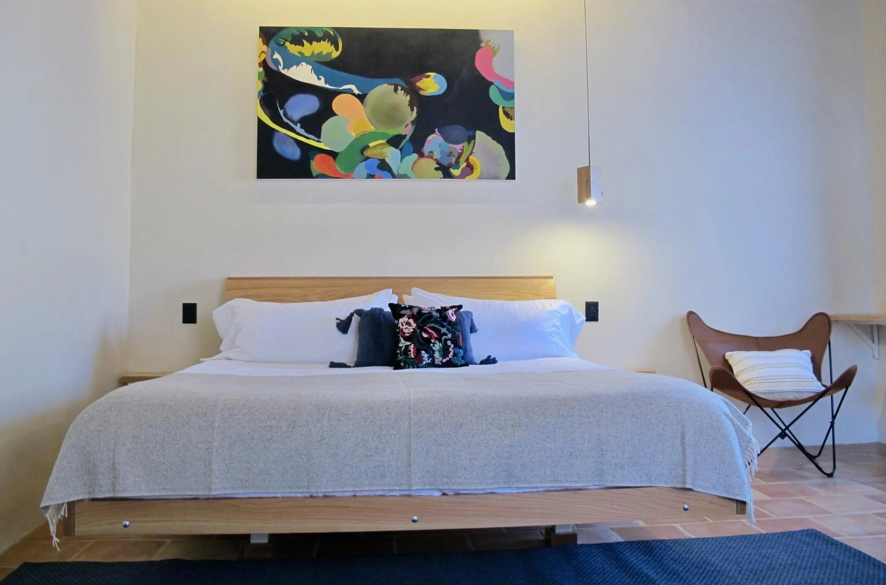 Bed in Hotel La Tarjea