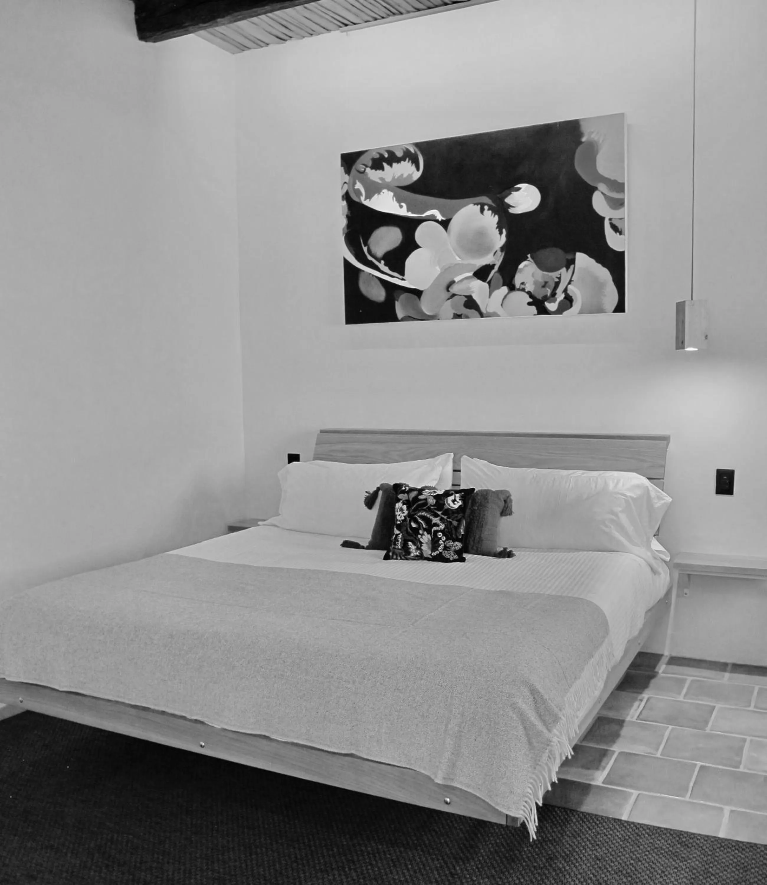 Bed in Hotel La Tarjea