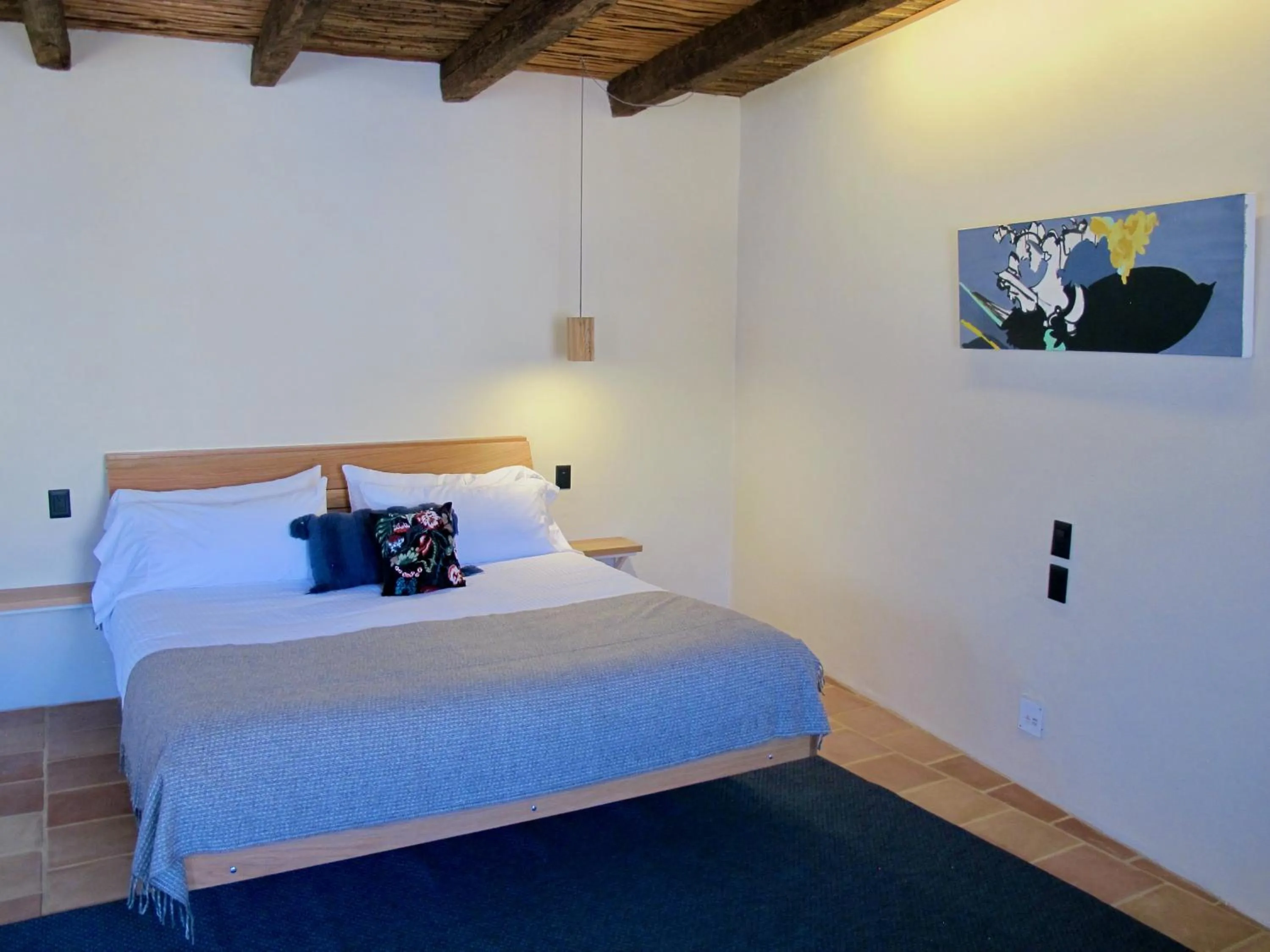 Bed in Hotel La Tarjea