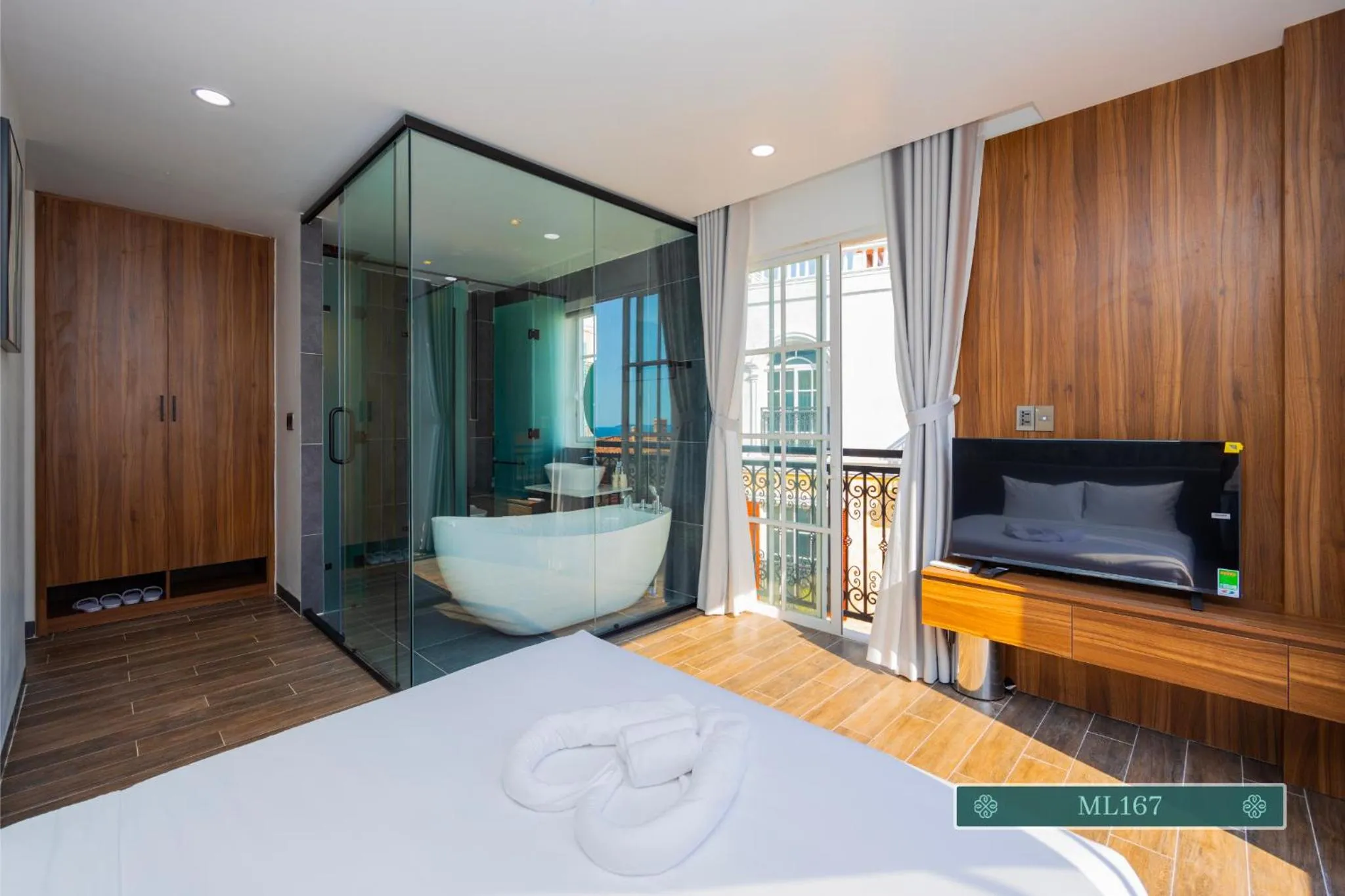 Bed in Merci Sunset Town Phu Quoc