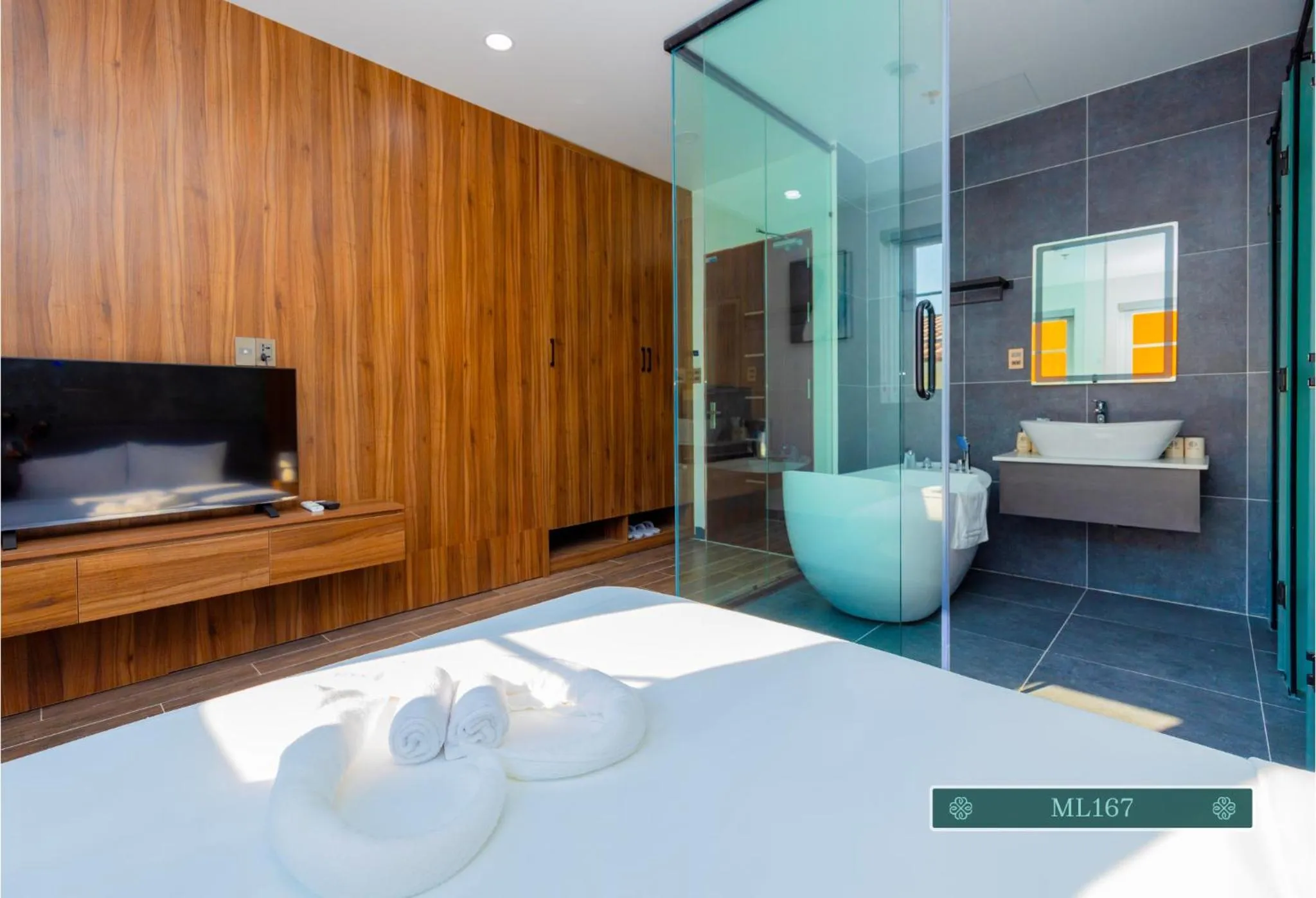 Bed in Merci Sunset Town Phu Quoc