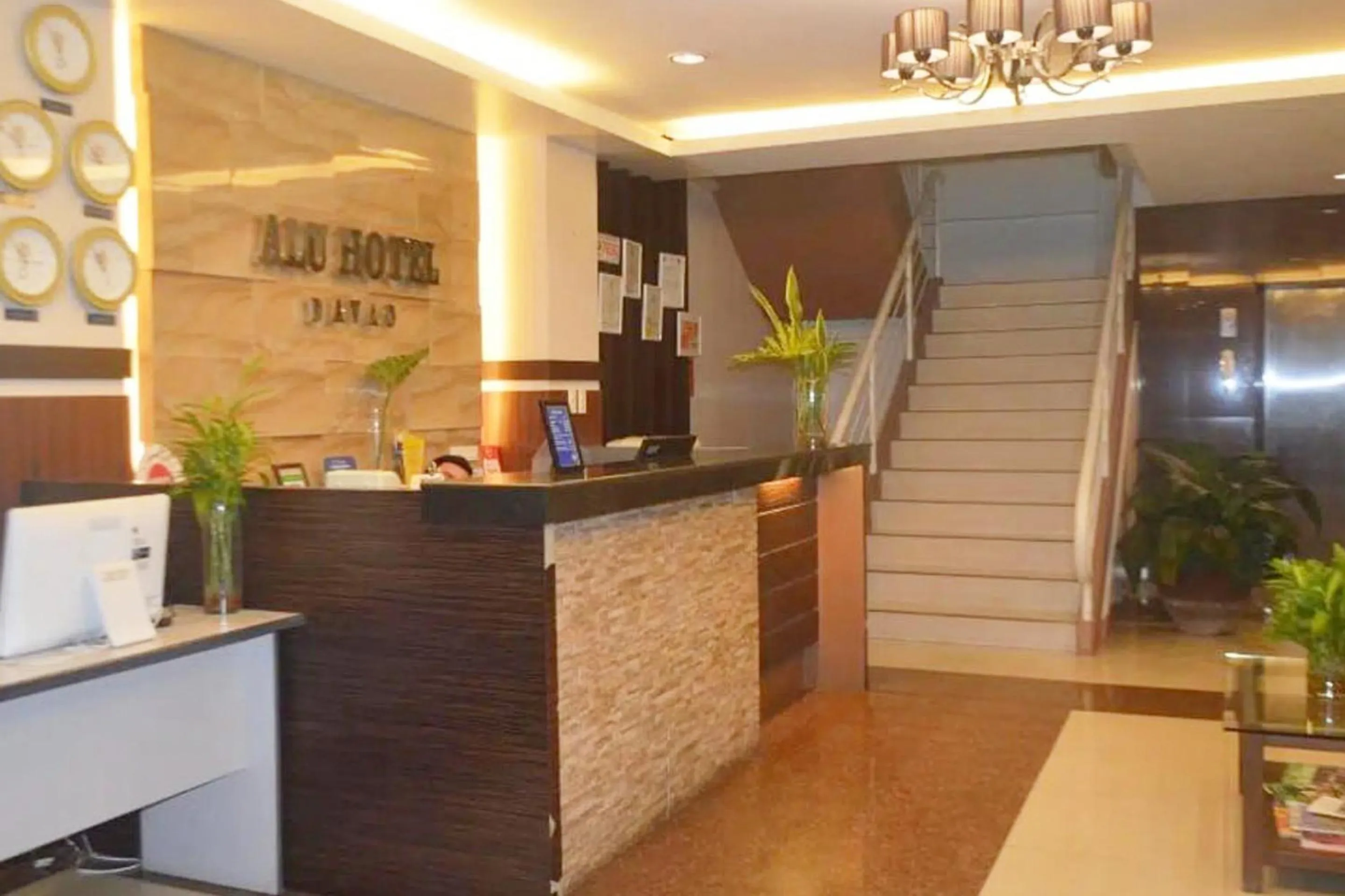 Lobby or reception in ALU Hotel Davao