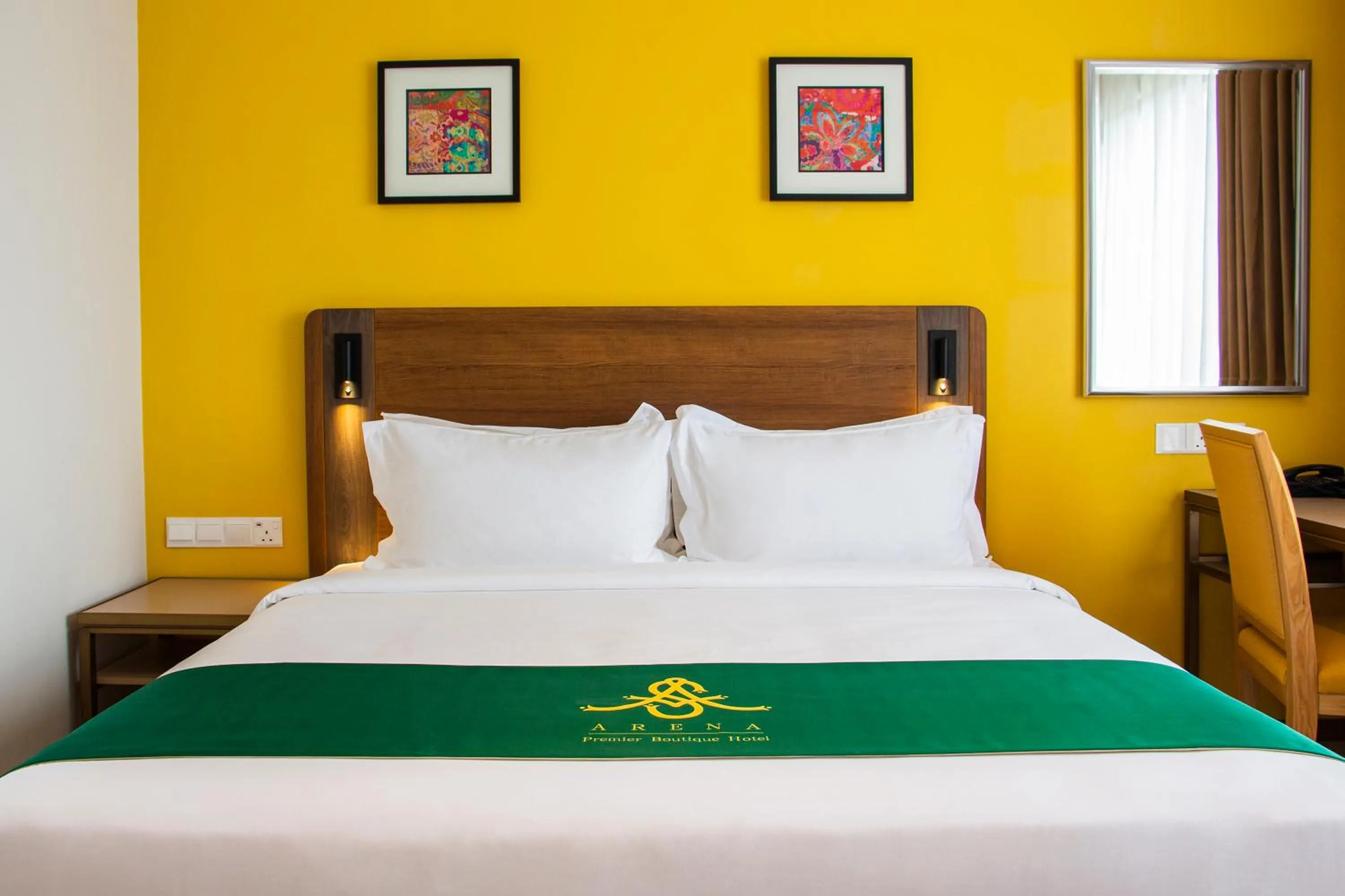 Bed in Arena Premier Hotel