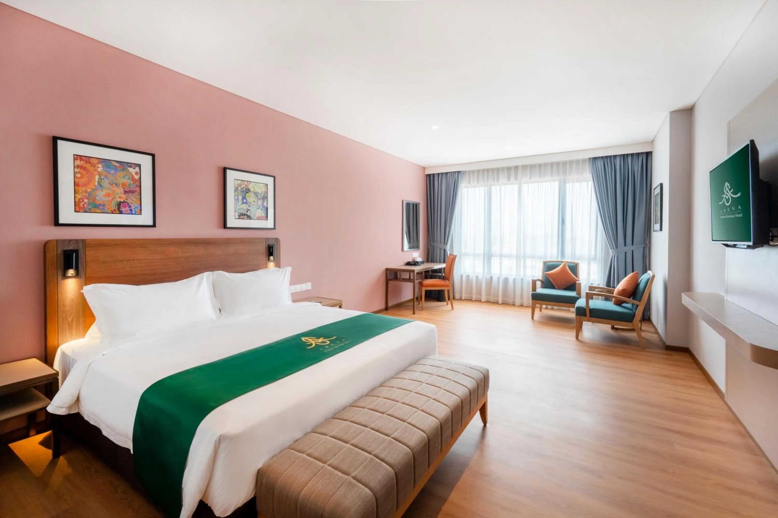 Bed in Arena Premier Hotel