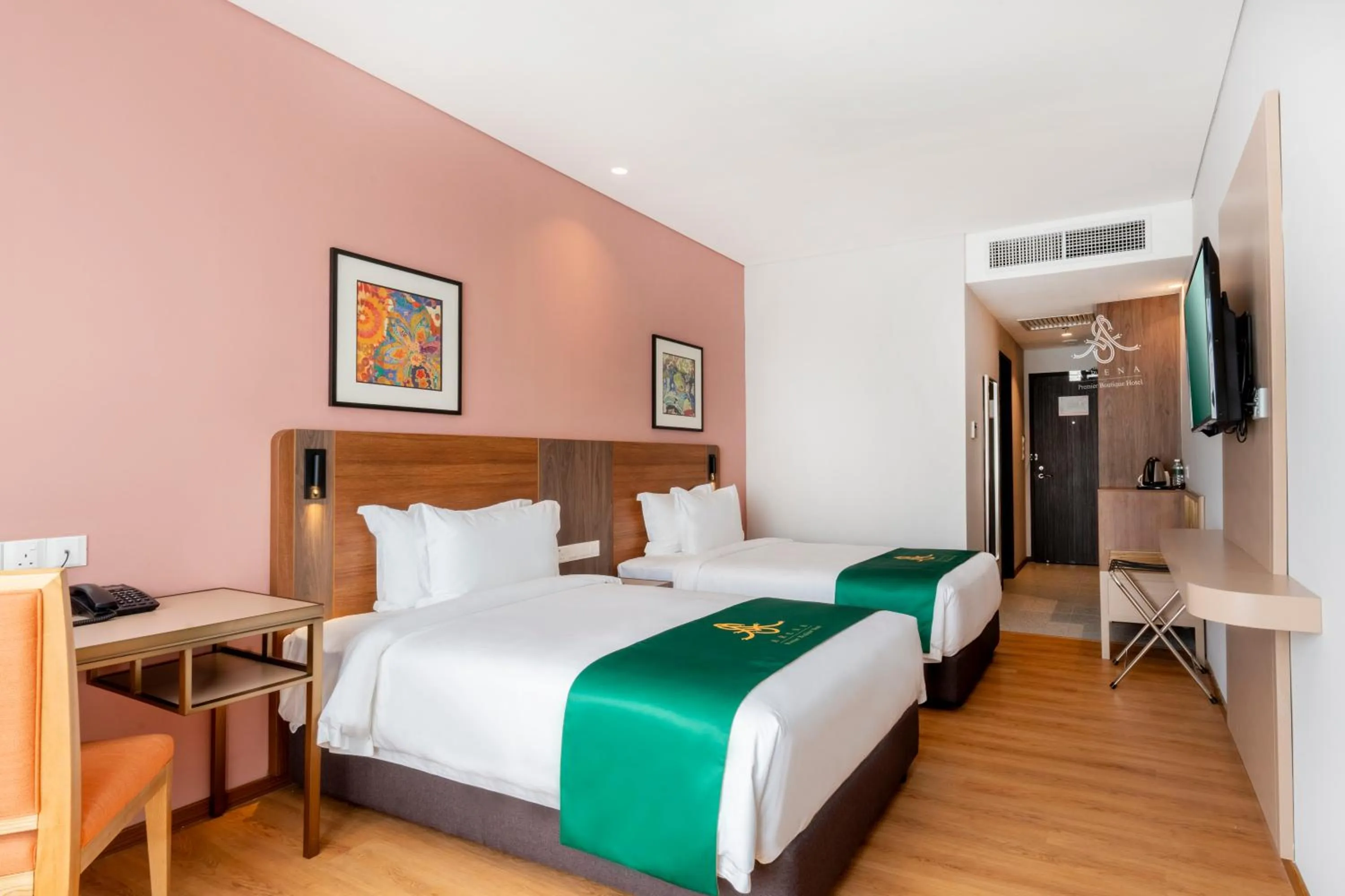 Bed in Arena Premier Hotel