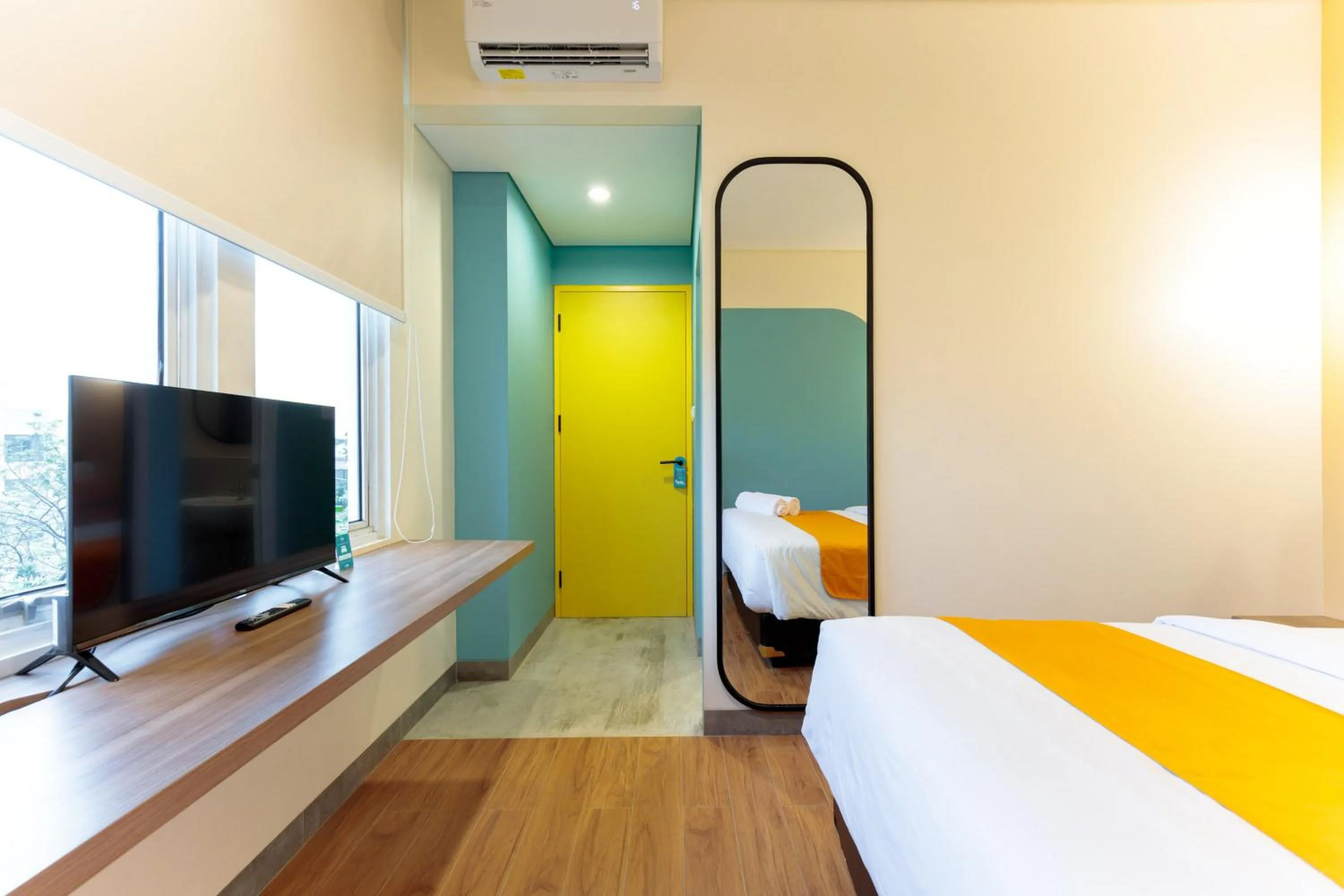 Bed in Sans Hotel Kelapa Gading Jakarta