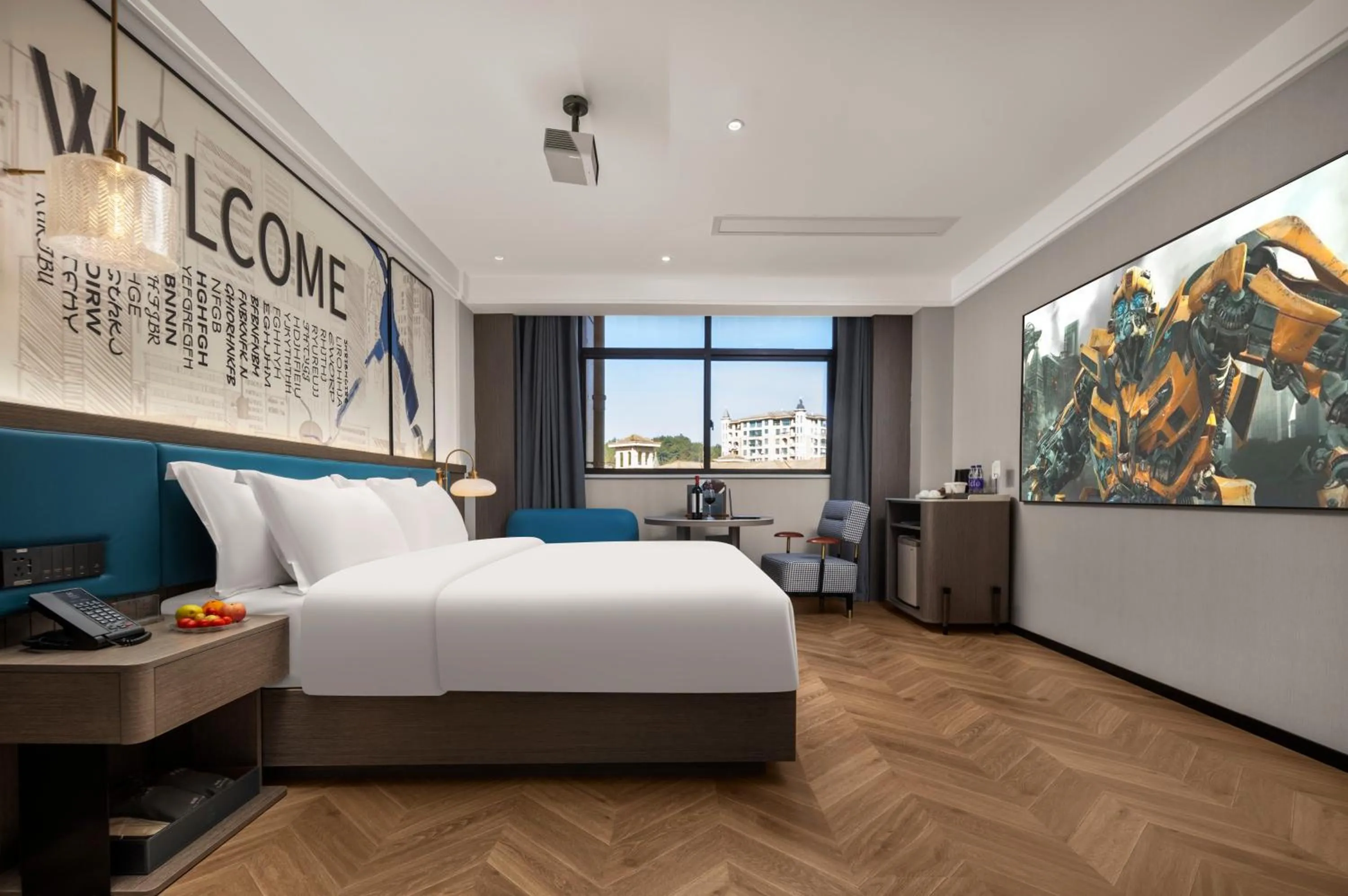 Bed in Mehood Hotel Huangshan High-Speed North Station