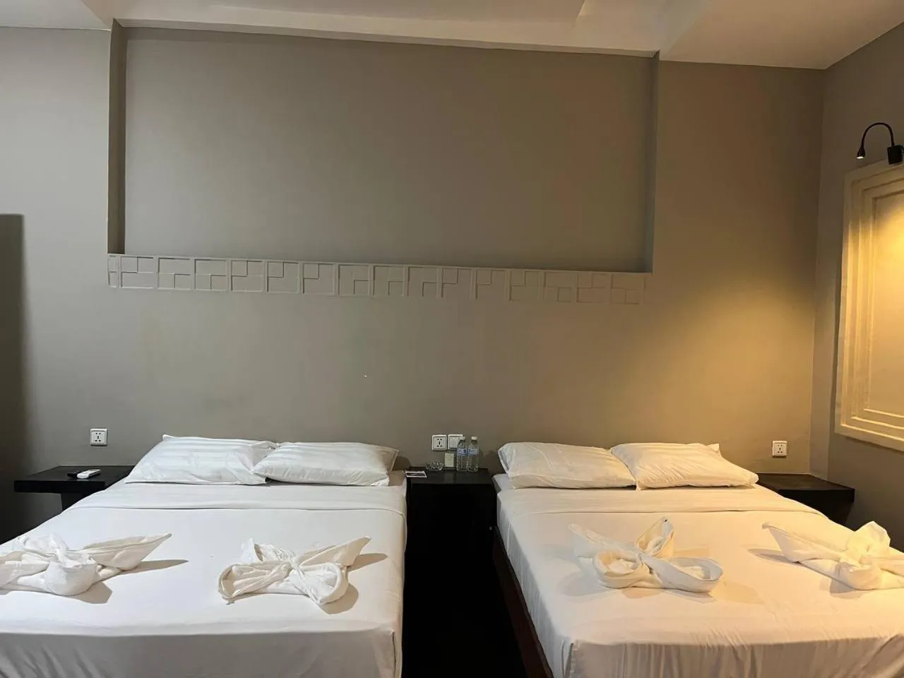 Bed in Angkor Sand Hotel