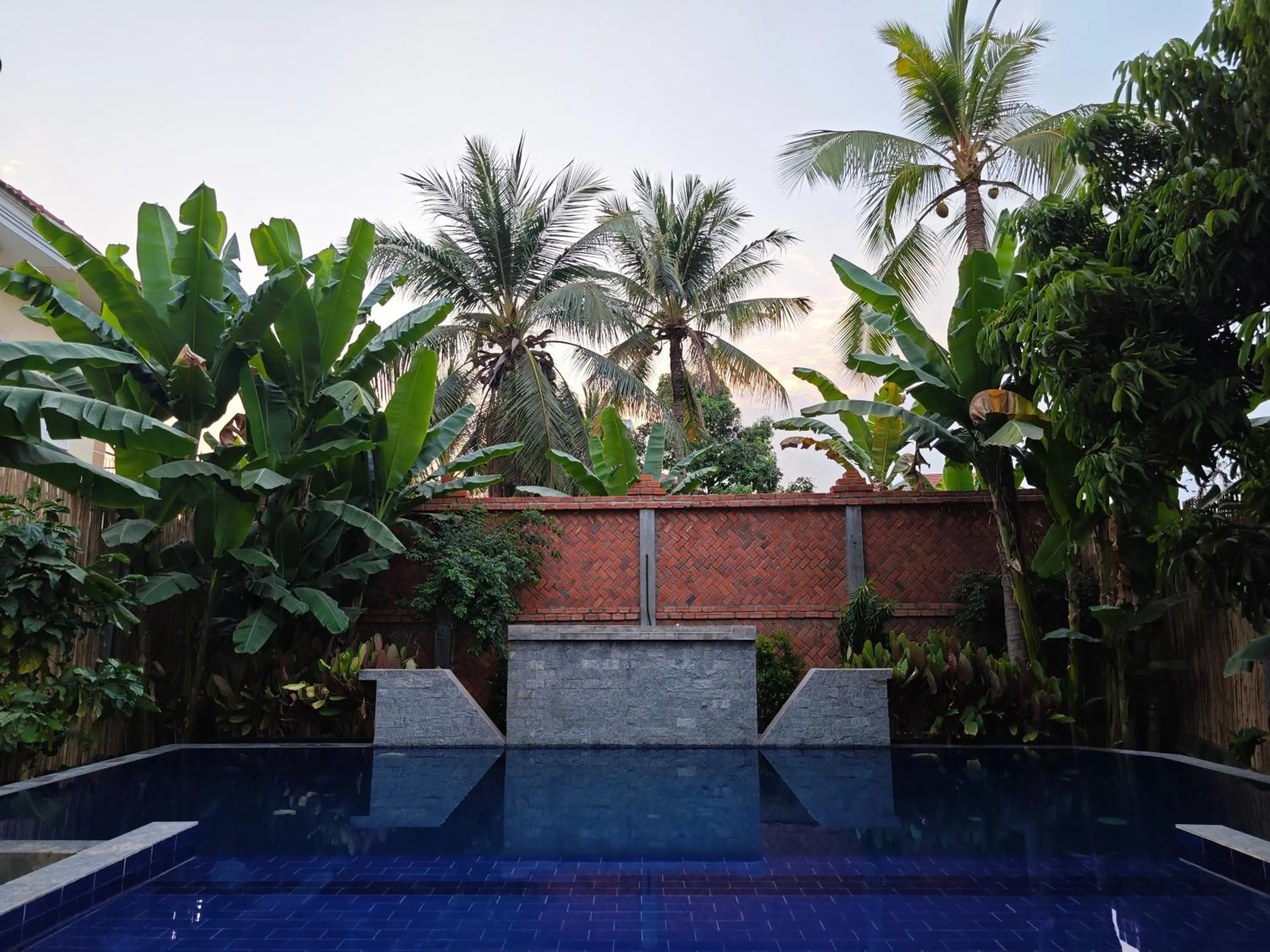Pool view in Angkor Sand Hotel