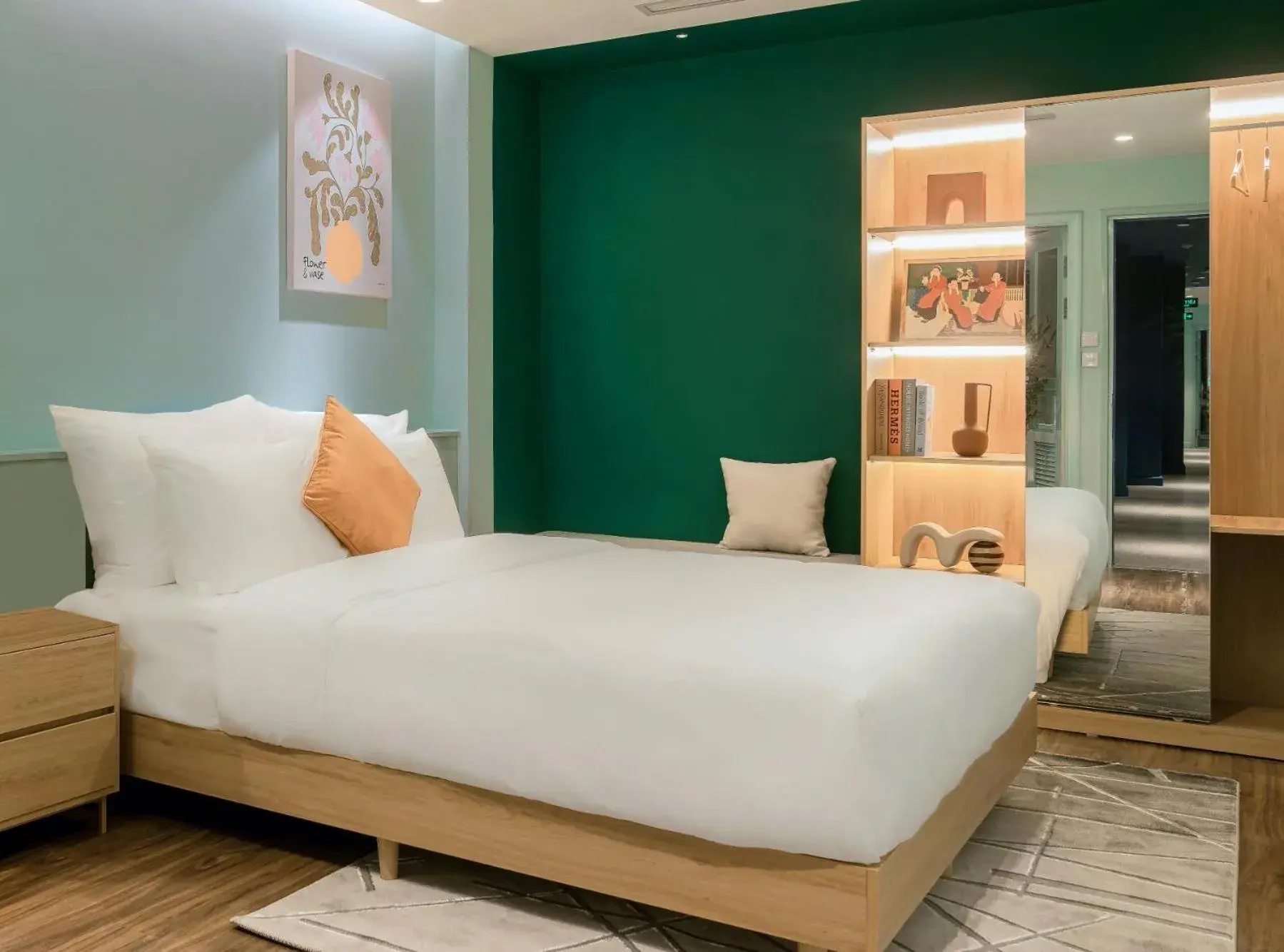 Bed in M Village Hotel Hồ Gươm Bed in M Village Hotel Hồ Gươm