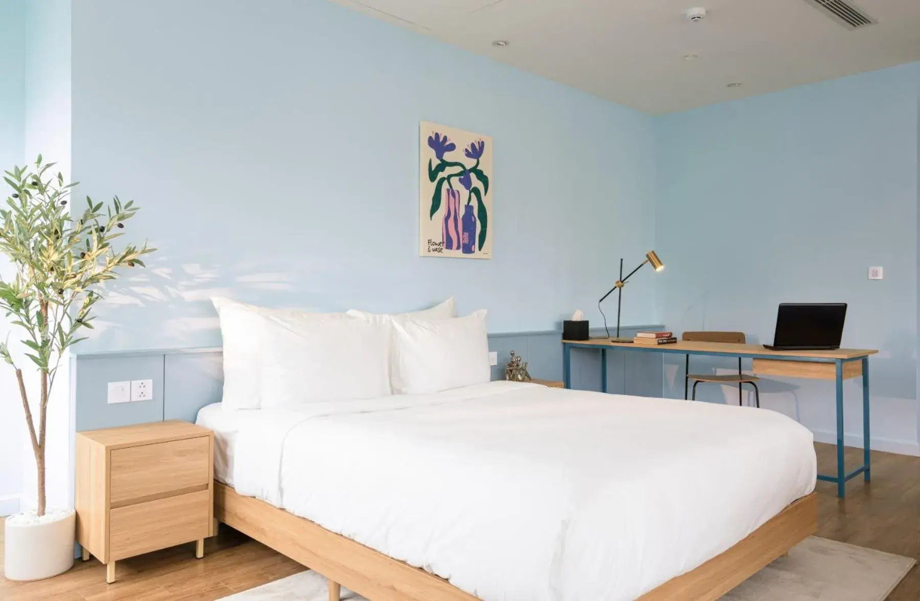 Bed in M Village Hotel Hồ Gươm Bed in M Village Hotel Hồ Gươm