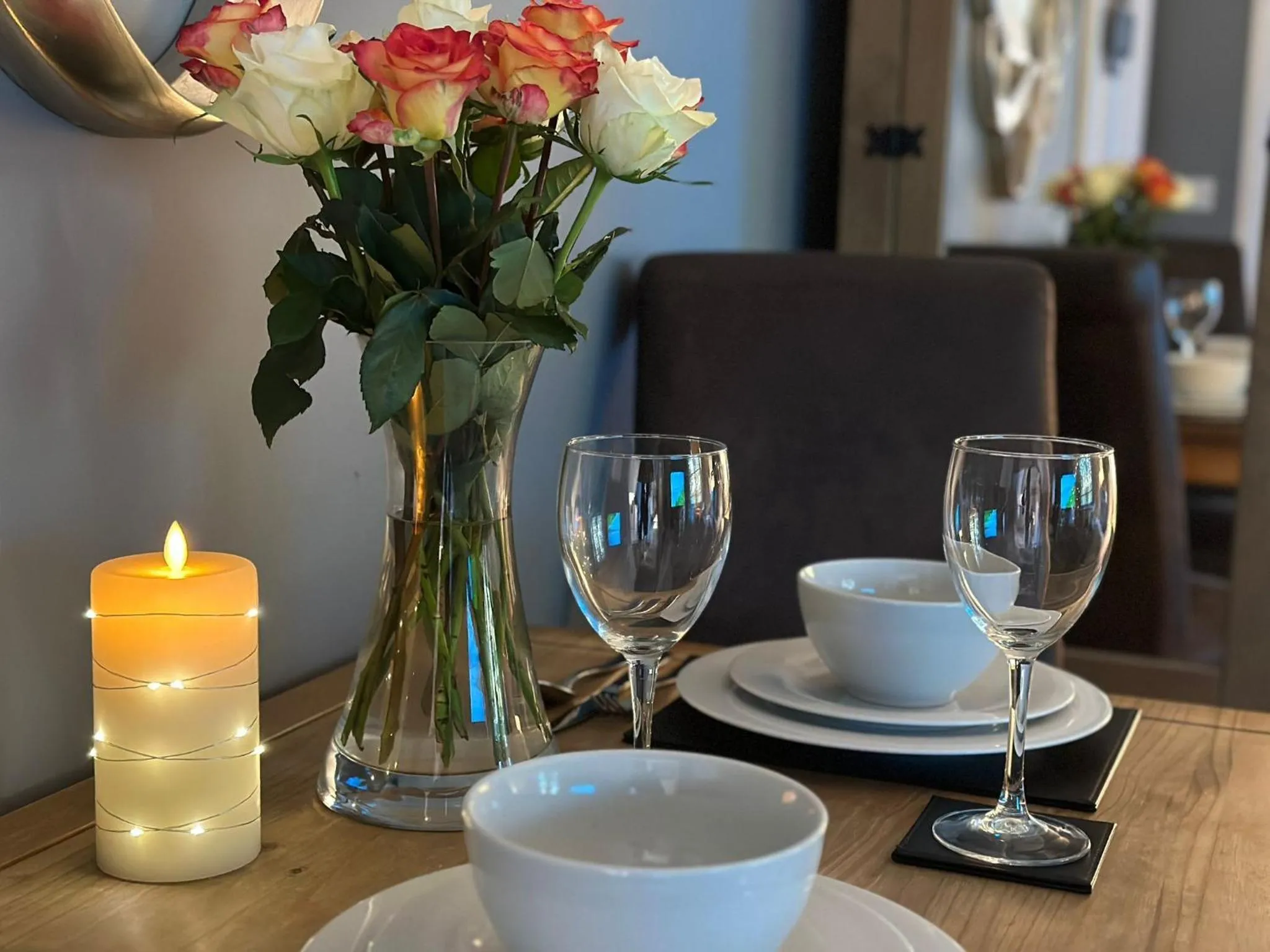 Bedroom in Stonehenge Cottages