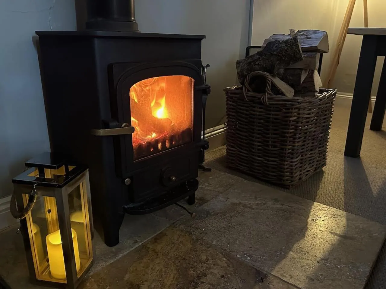 Living room in Stonehenge Cottages