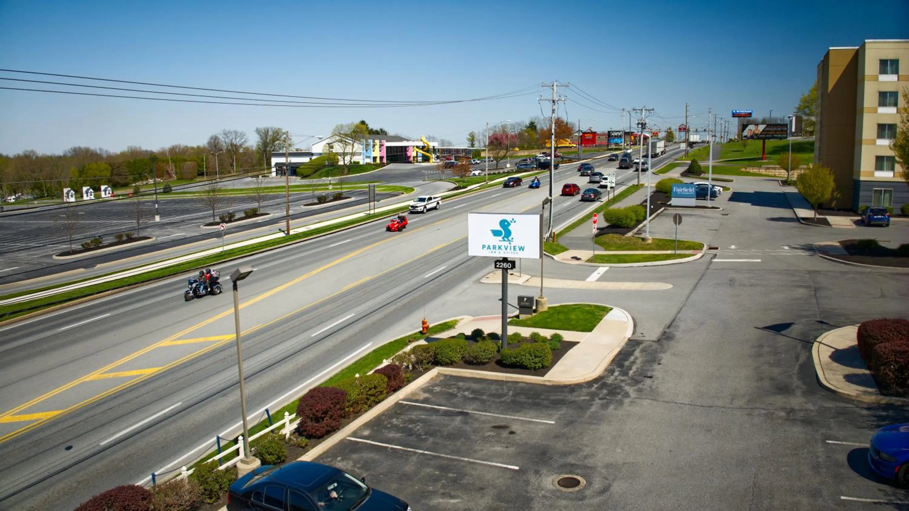 Property logo or sign in Parkview Inn & Suites, Lancaster Amish Country, PA