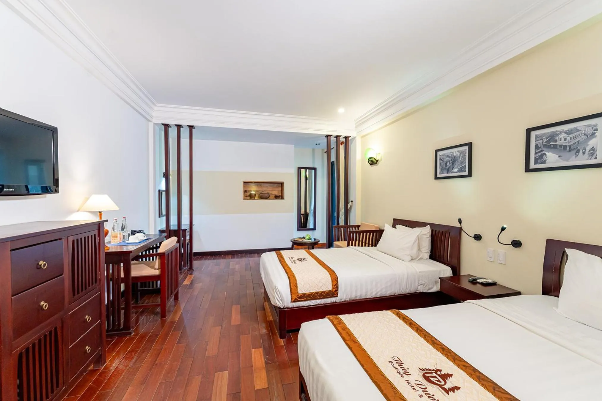 Bed in THUY DUONG 3 Boutique Hotel & Spa