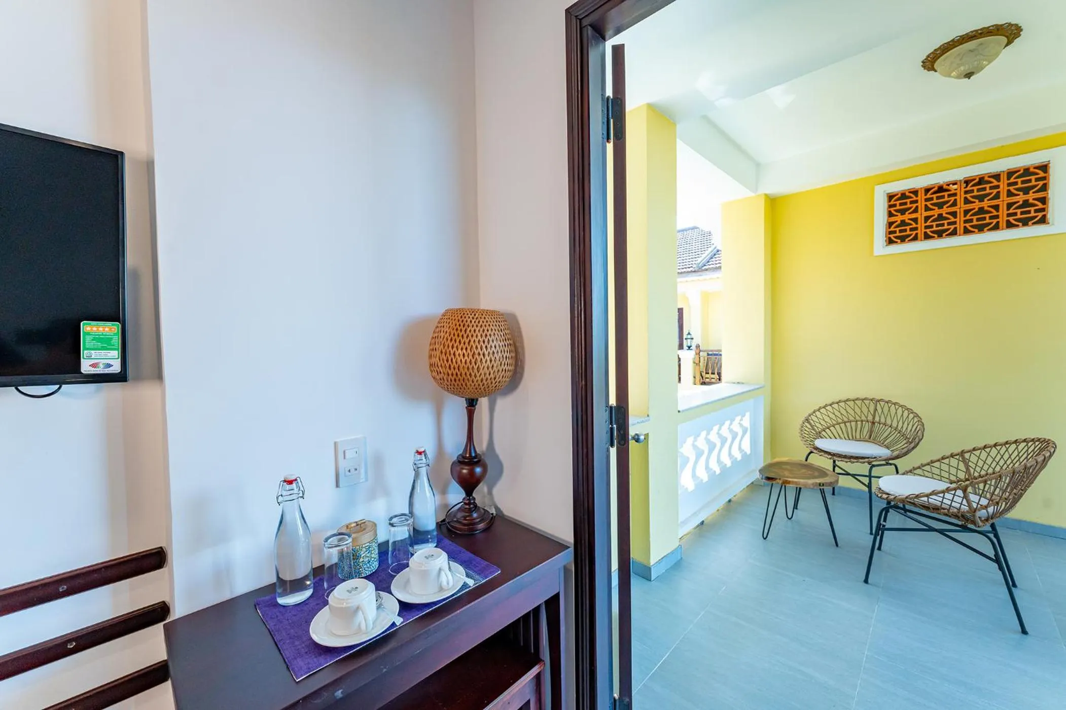 Balcony/Terrace in THUY DUONG 3 Boutique Hotel & Spa