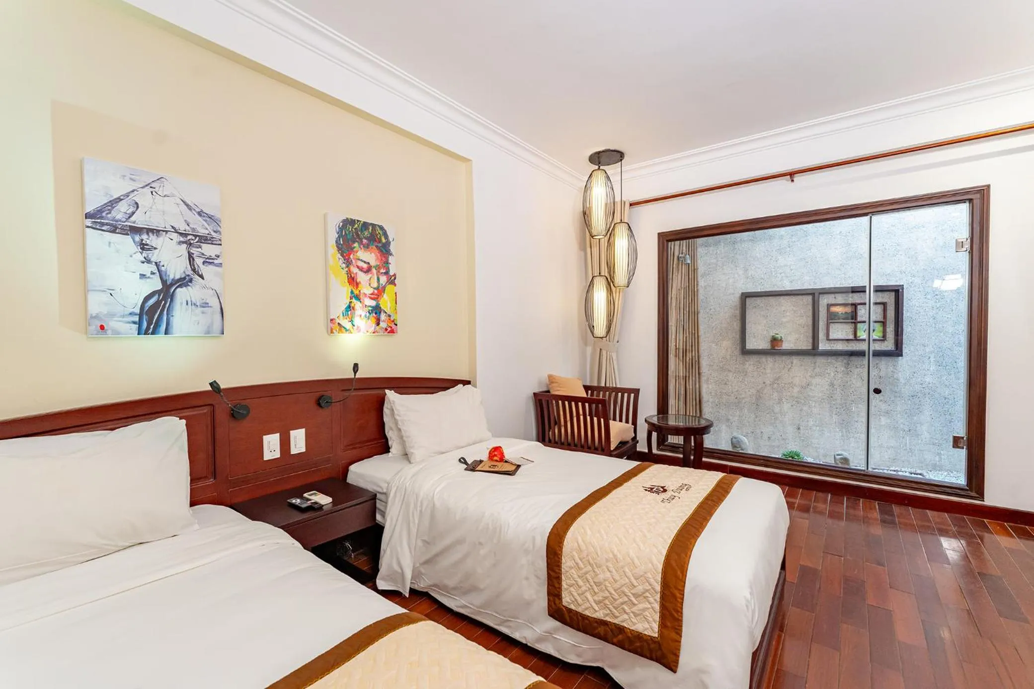 Bed in THUY DUONG 3 Boutique Hotel & Spa