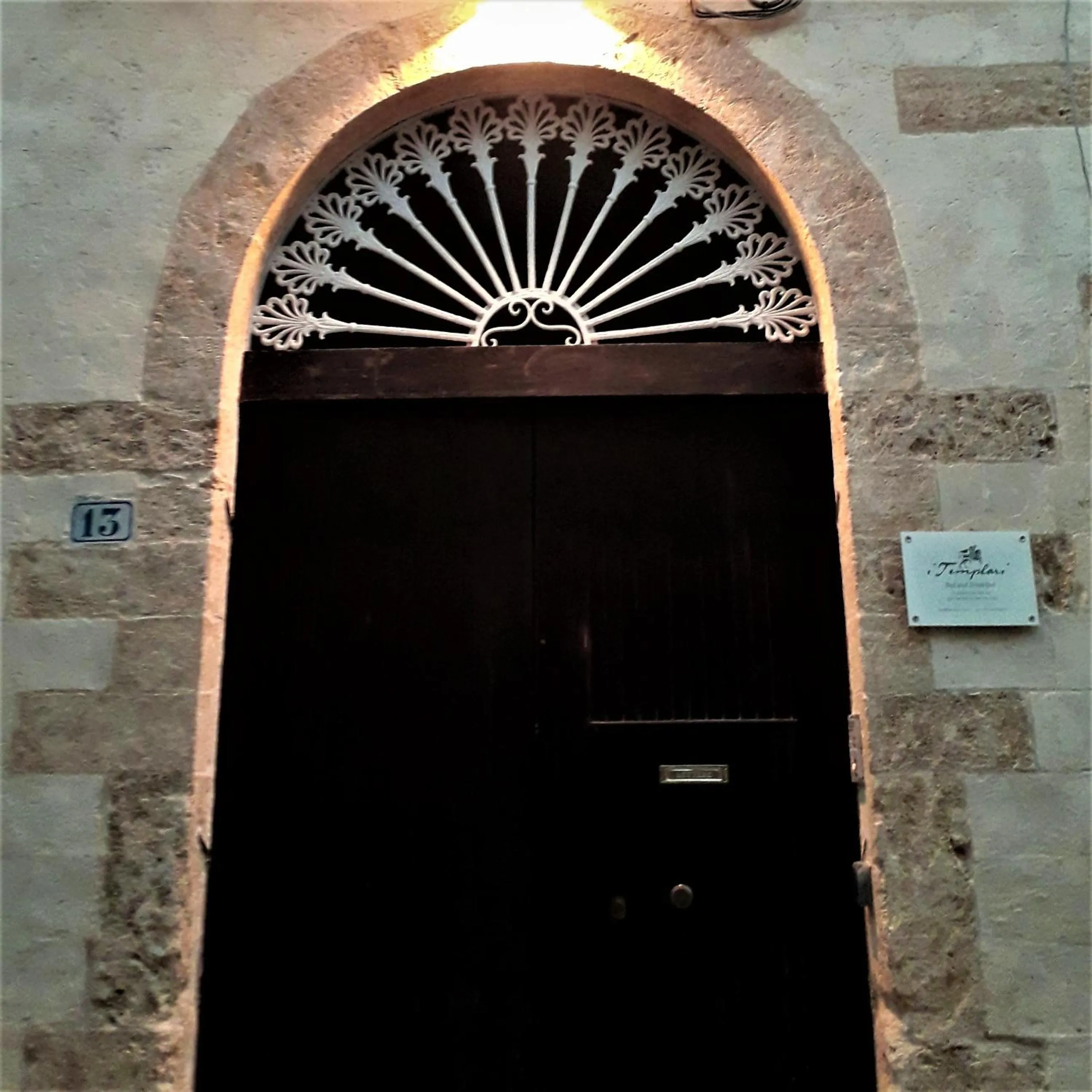 Facade/entrance in I Templari B&B self-contained