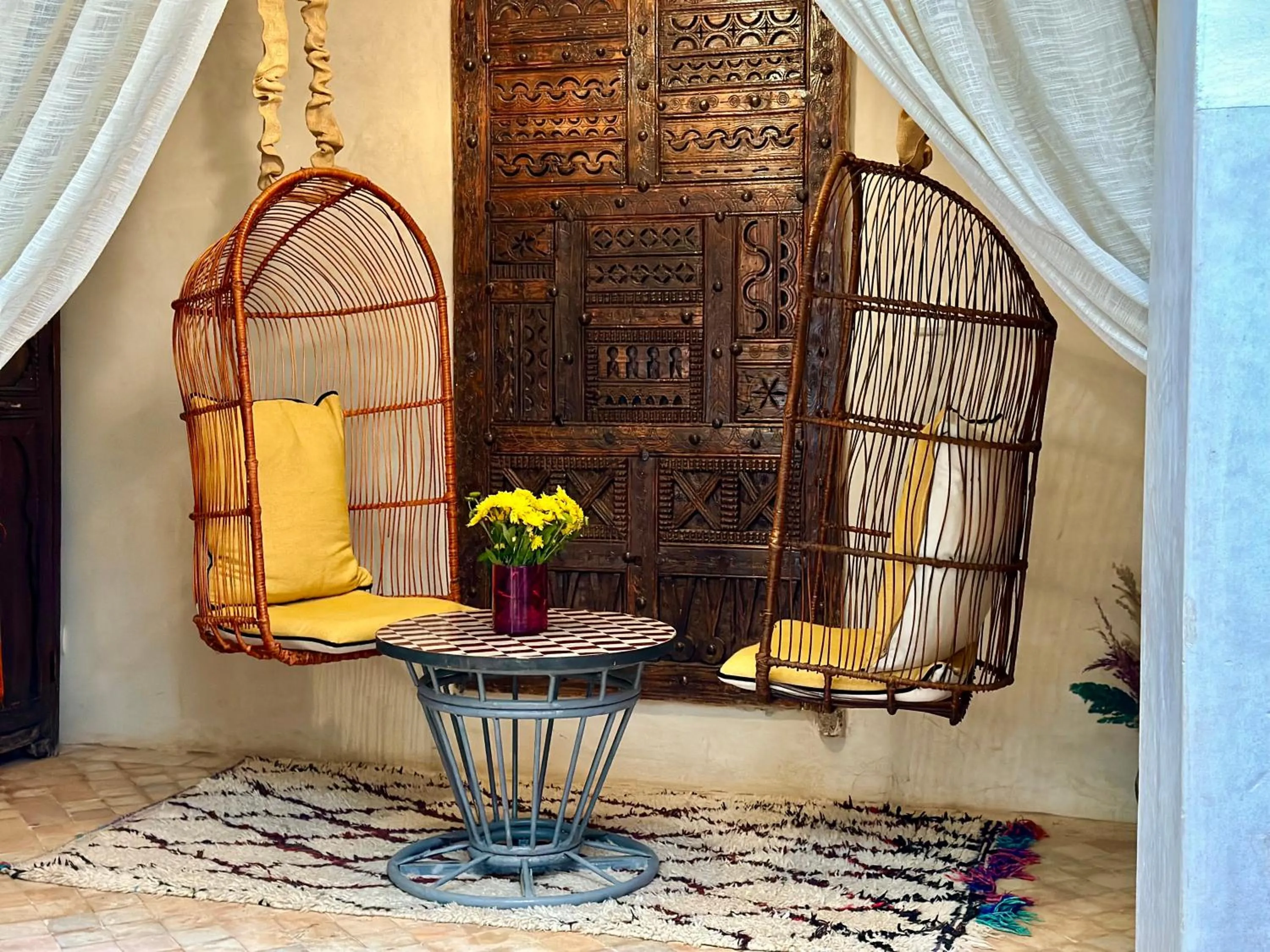 Seating area in Riad 11 Zitoune