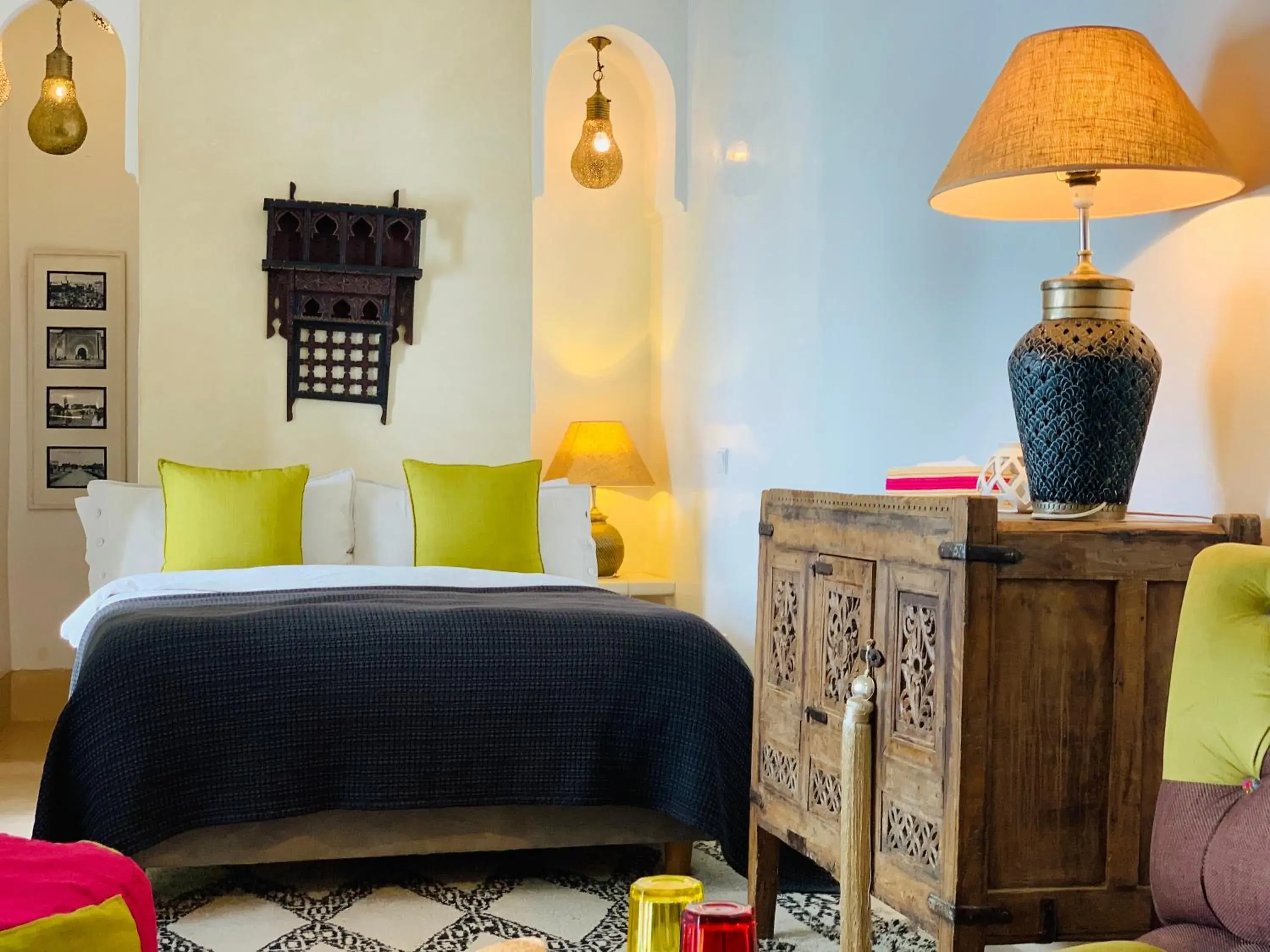 Bedroom, Bed in Riad 11 Zitoune Bedroom, Bed in Riad 11 Zitoune