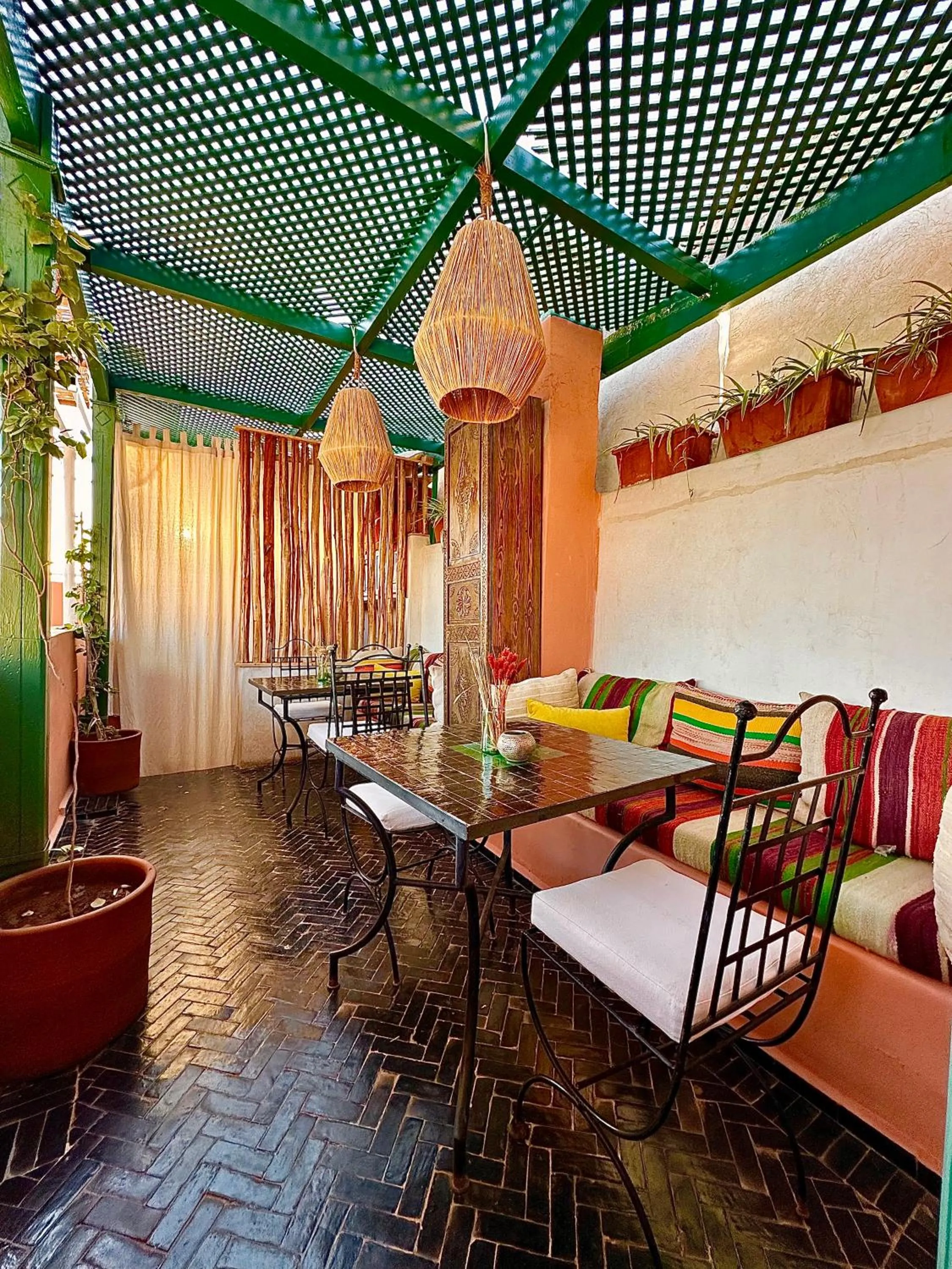 Dining area in Riad 11 Zitoune