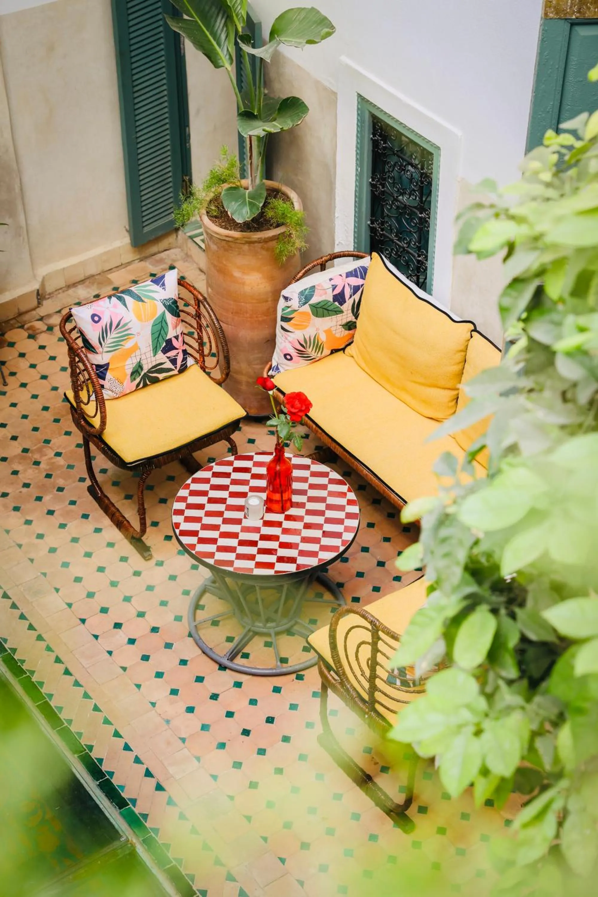 Lobby or reception in Riad 11 Zitoune