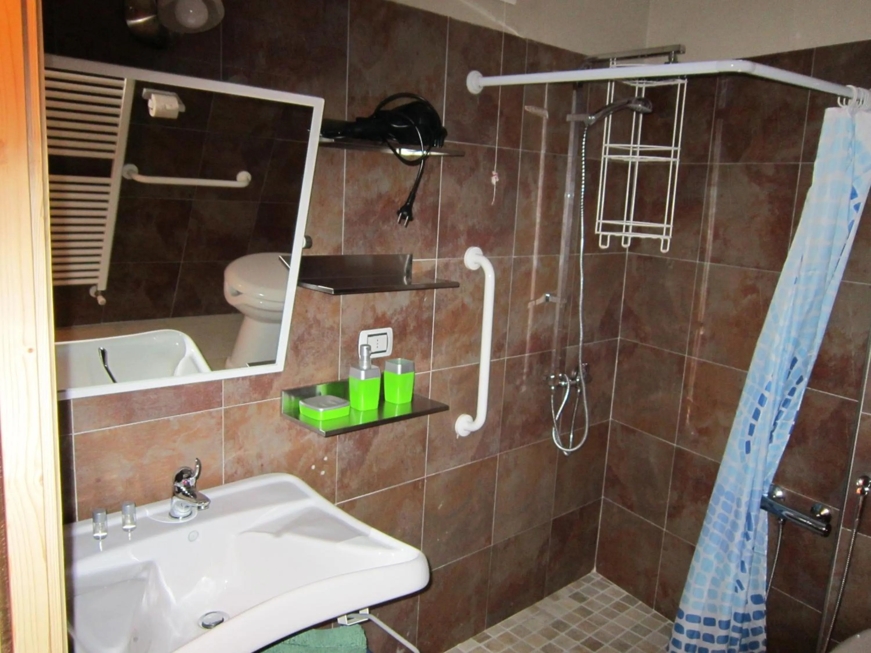 Bathroom in R&B La Gerla Blu