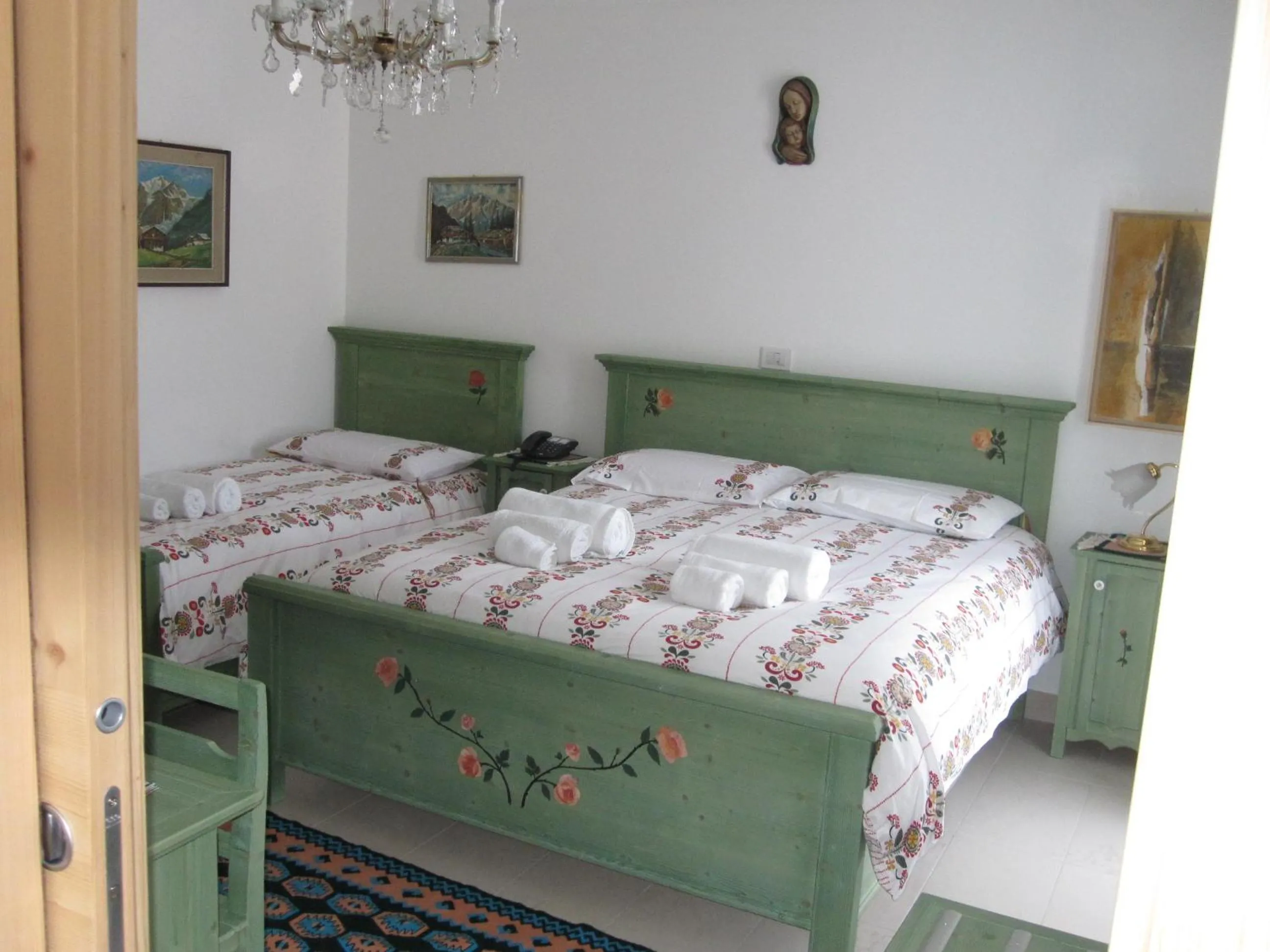 Photo of the whole room, Bed in R&B La Gerla Blu