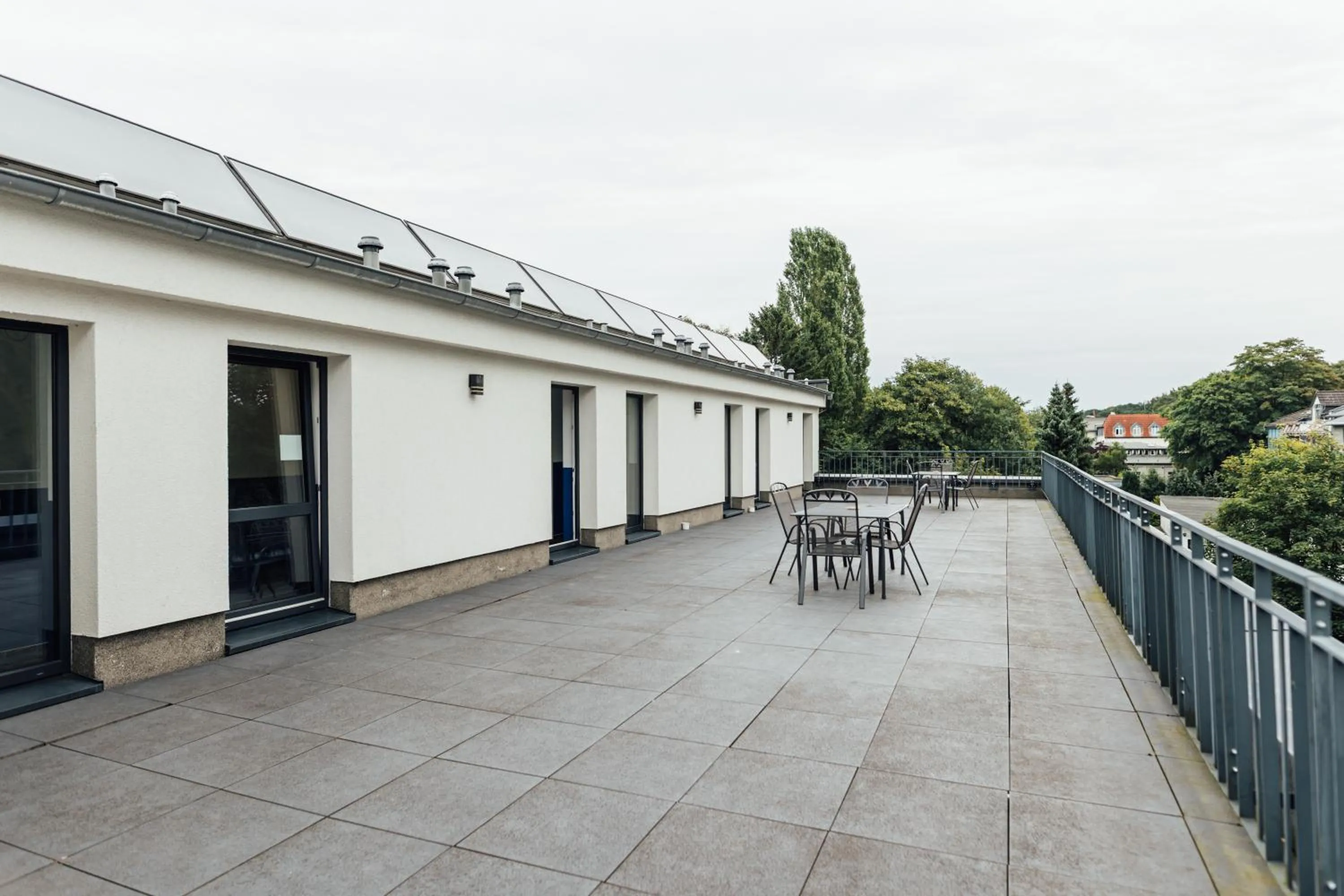 Property building in MYKY Aparthotel Harburg - Free Parking
