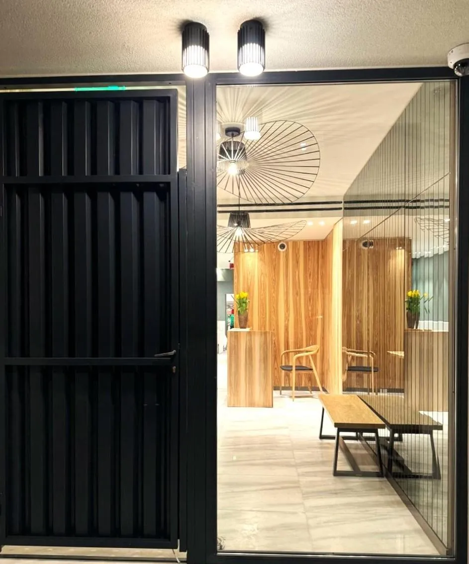 Facade/entrance in AIONION RESIDENCES by K&K