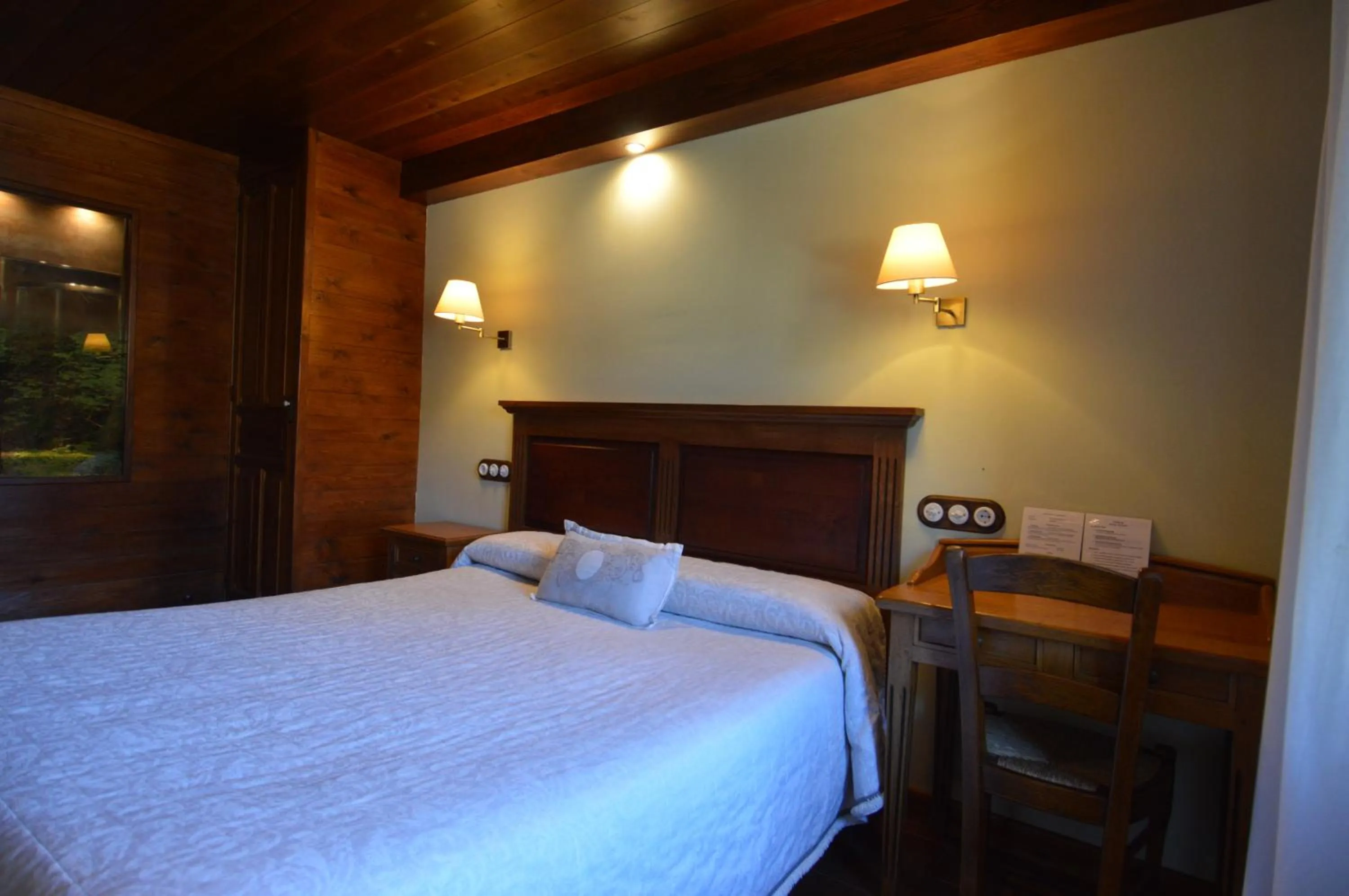 Bed in Hotel Rural El Portón de Murillo