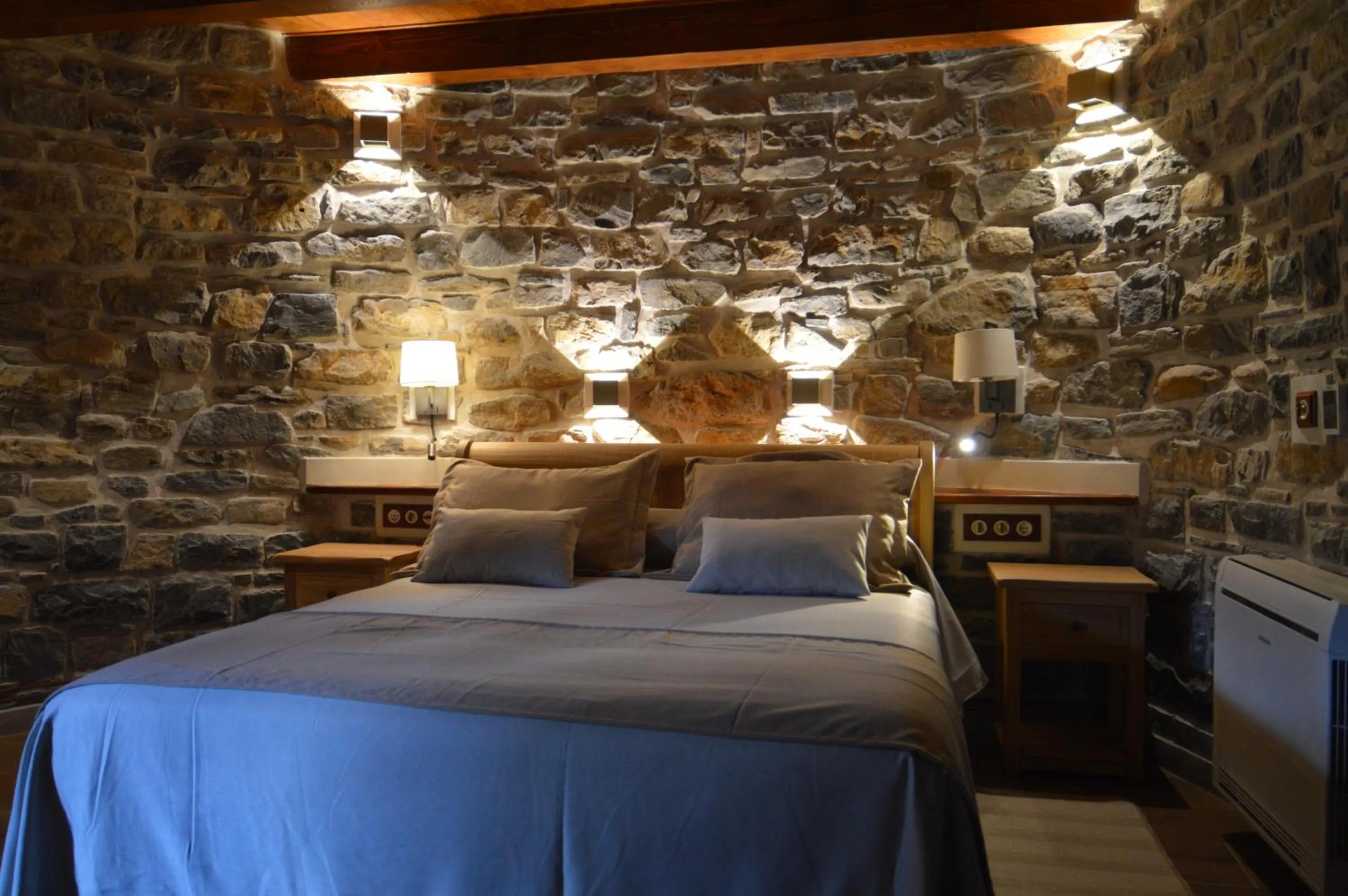Bed in Hotel Rural El Portón de Murillo