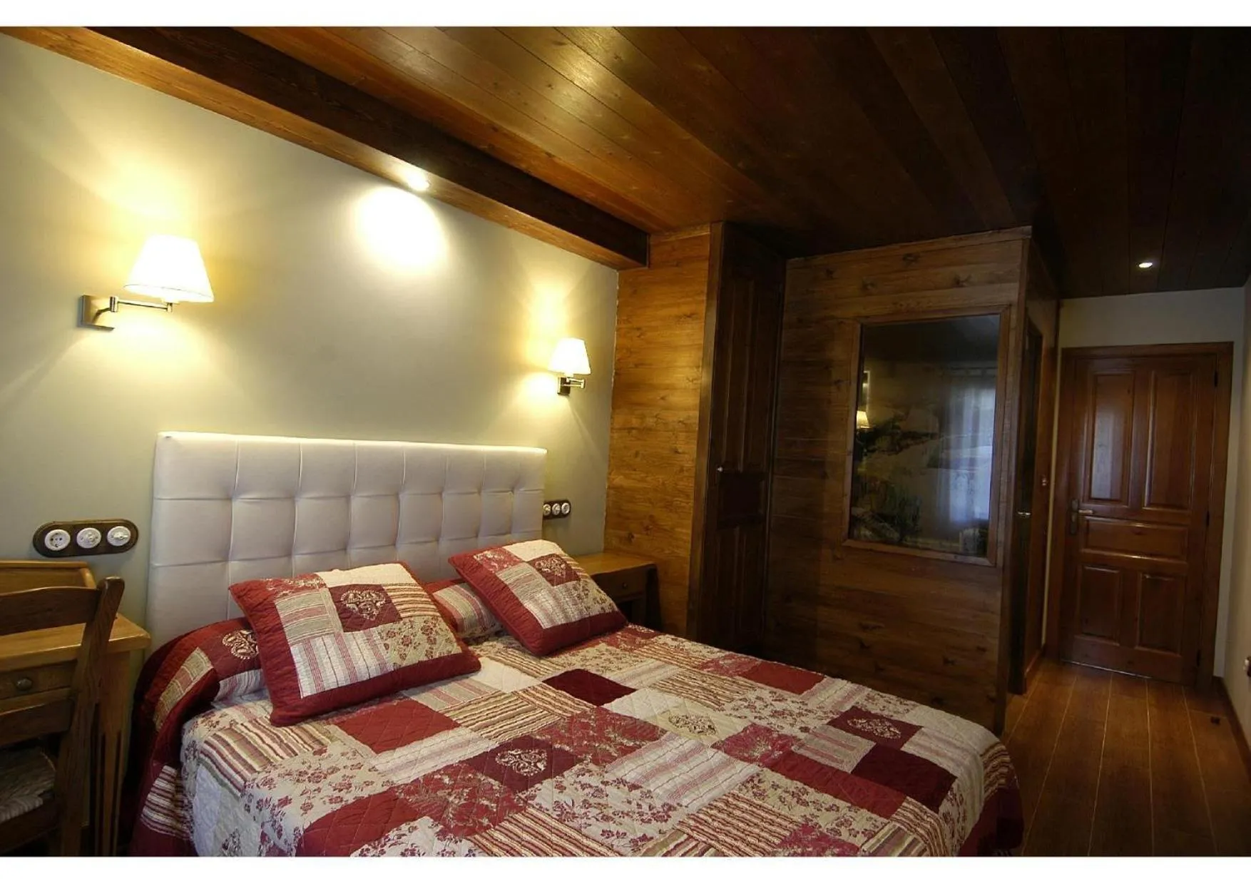 Bed in Hotel Rural El Portón de Murillo