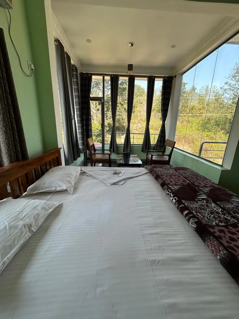 Bed in Yelagiri GoldHill Resort