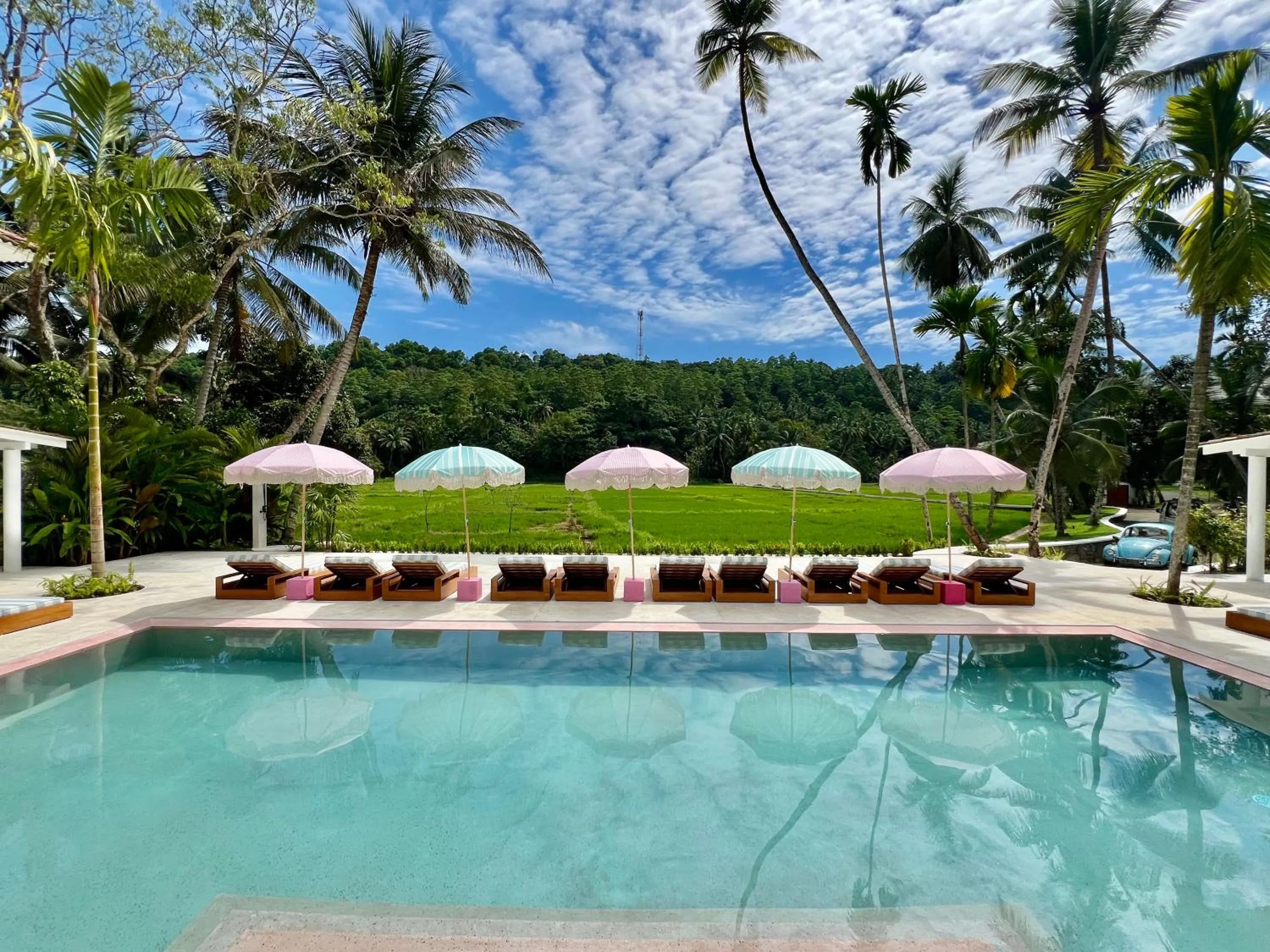 Swimming pool in Miss Ceylon