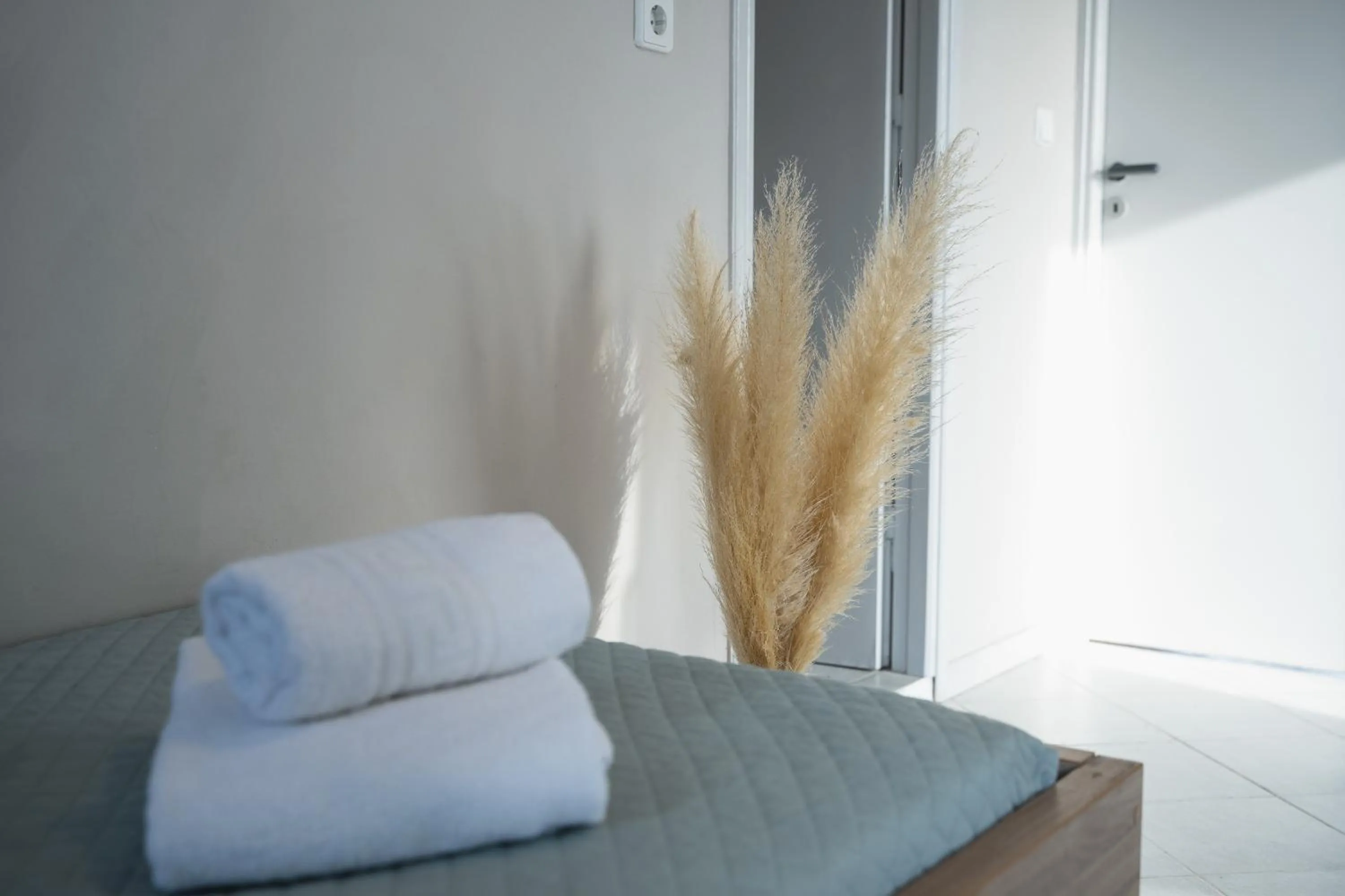 Bed in Yria Beach Hotel