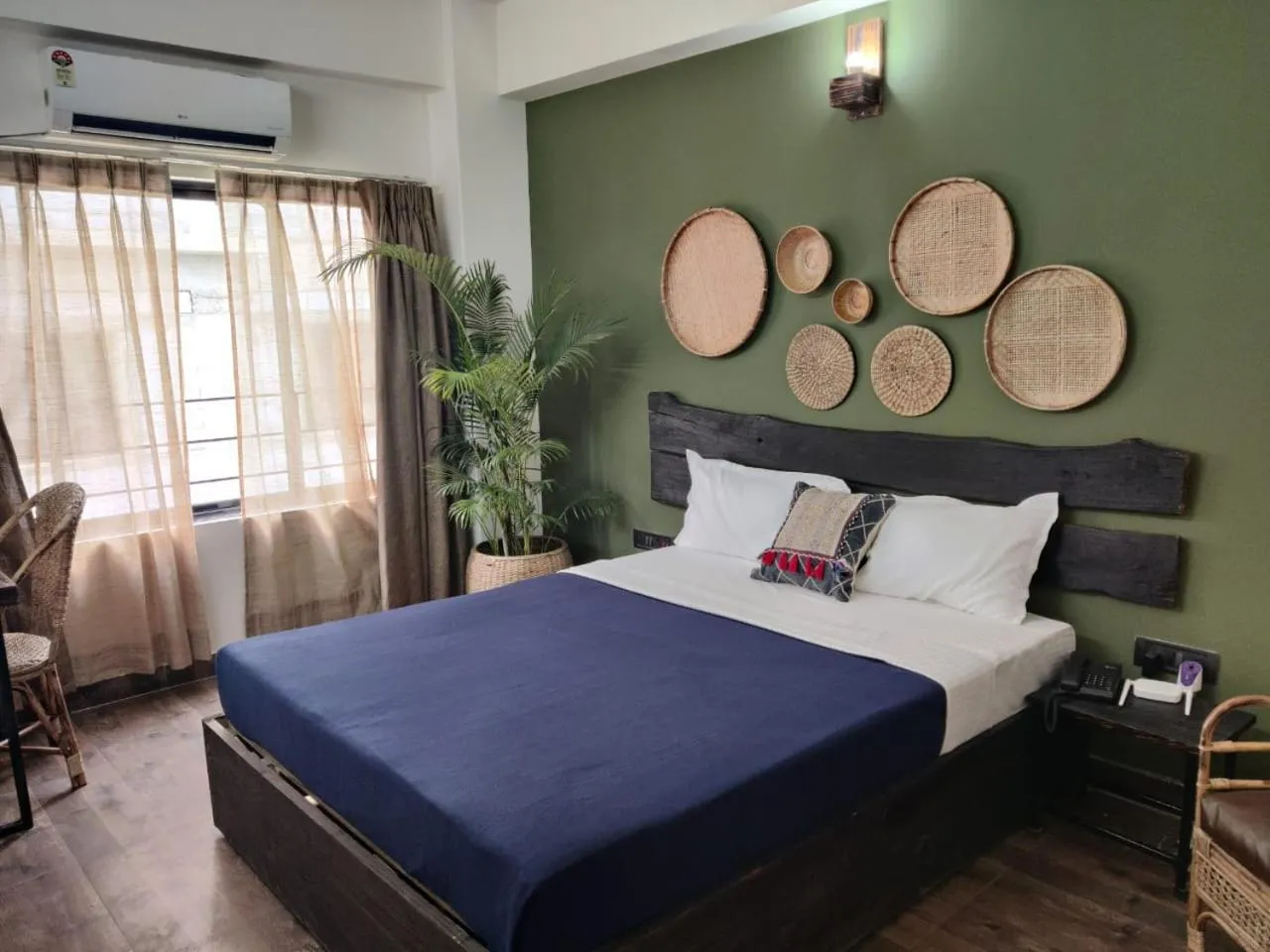 Bed in Peepal Tree Inn