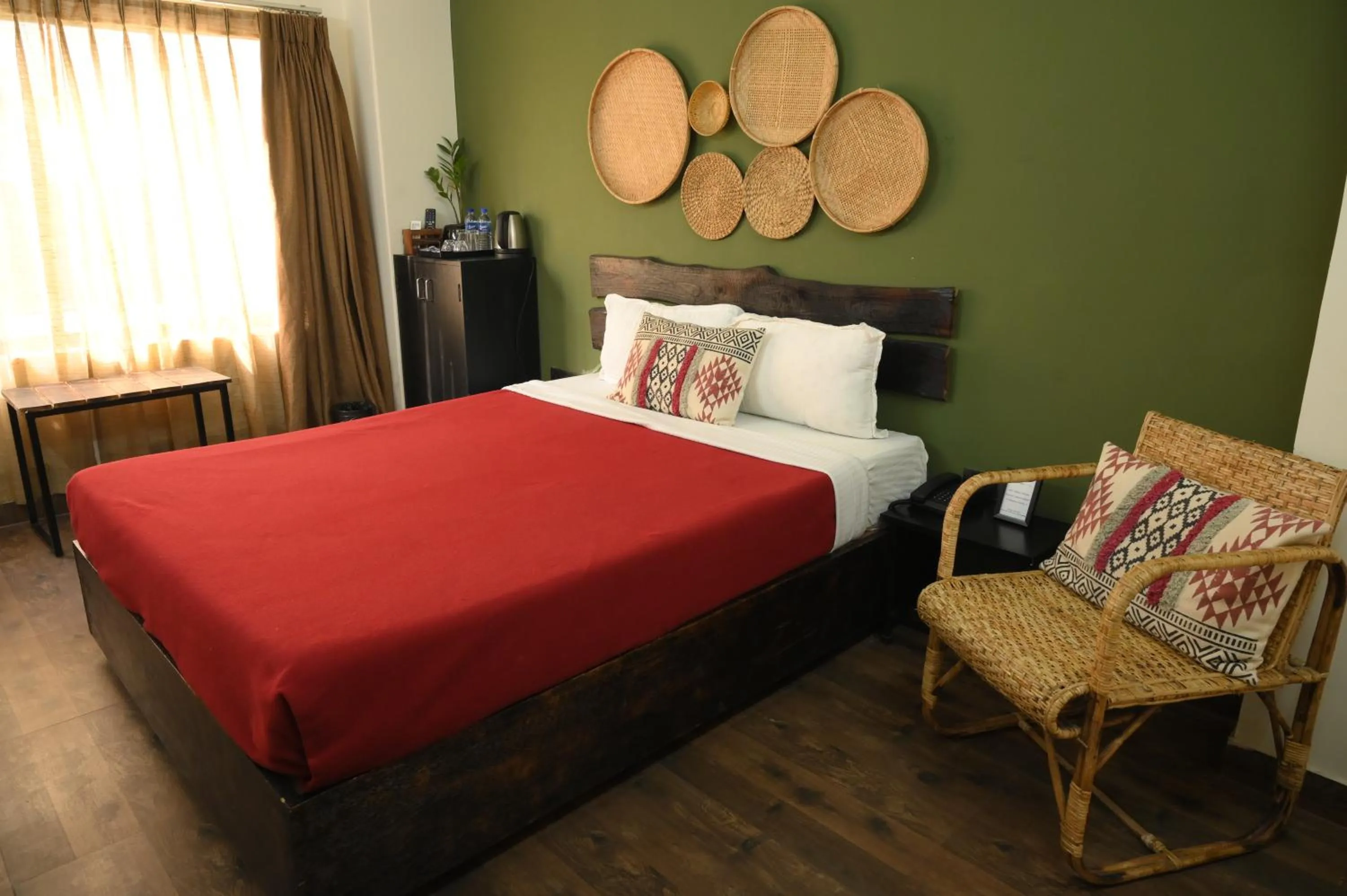 Bed in Peepal Tree Inn
