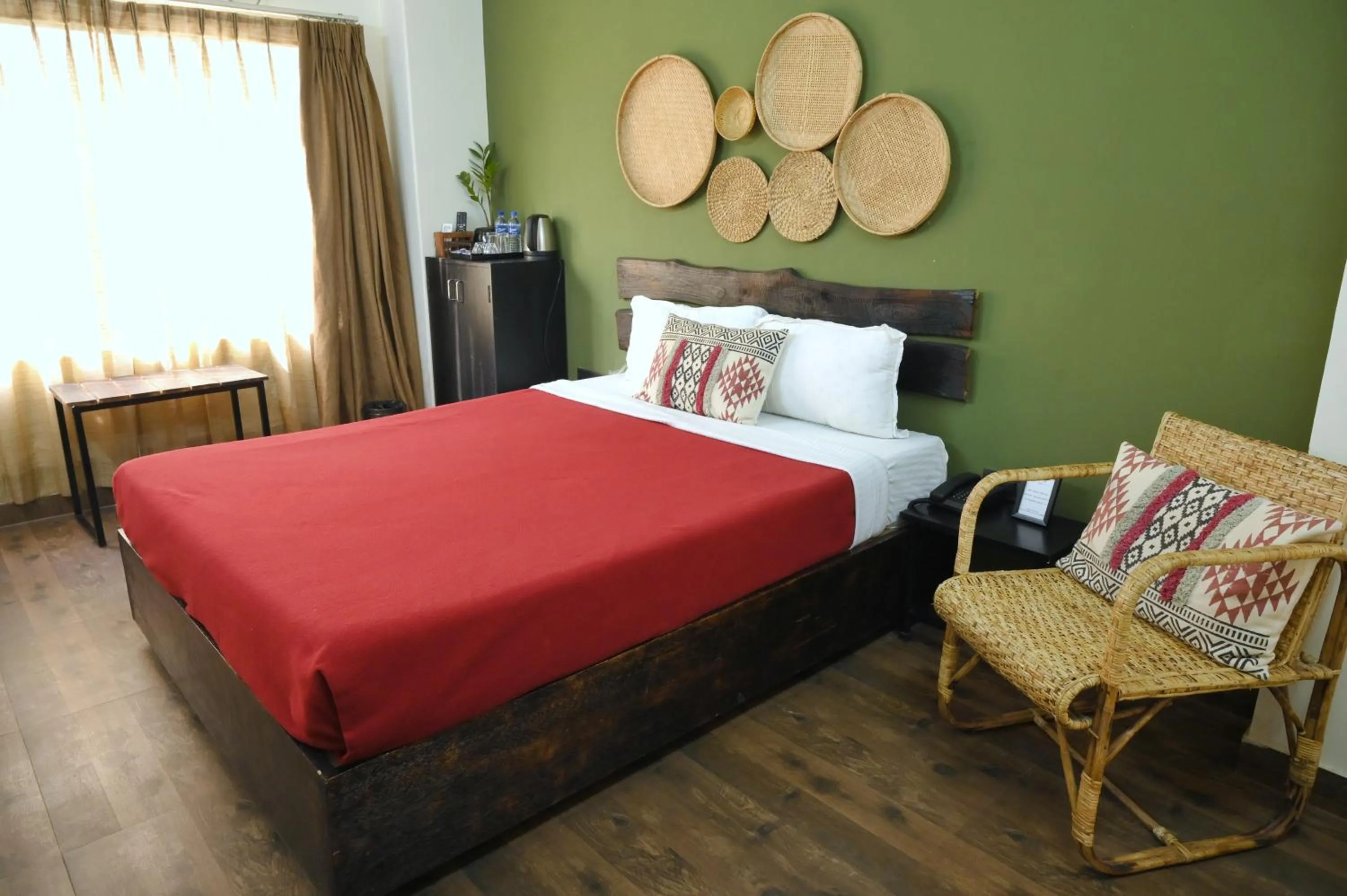 Bed in Peepal Tree Inn