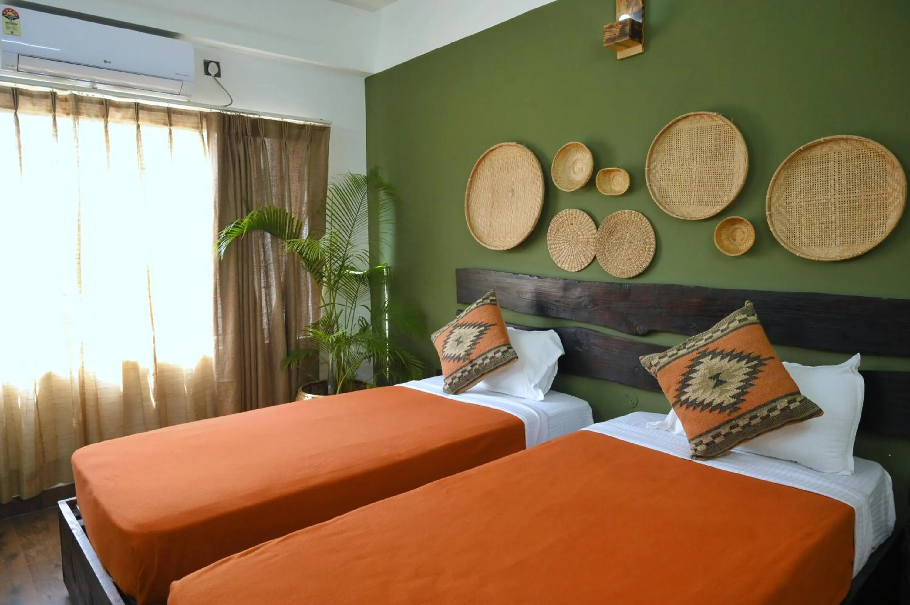 Bed in Peepal Tree Inn