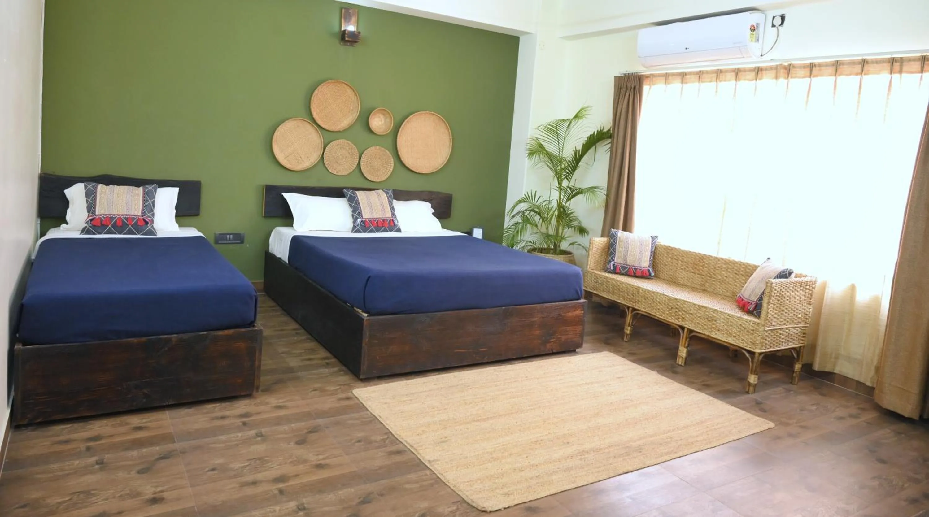 Bed in Peepal Tree Inn