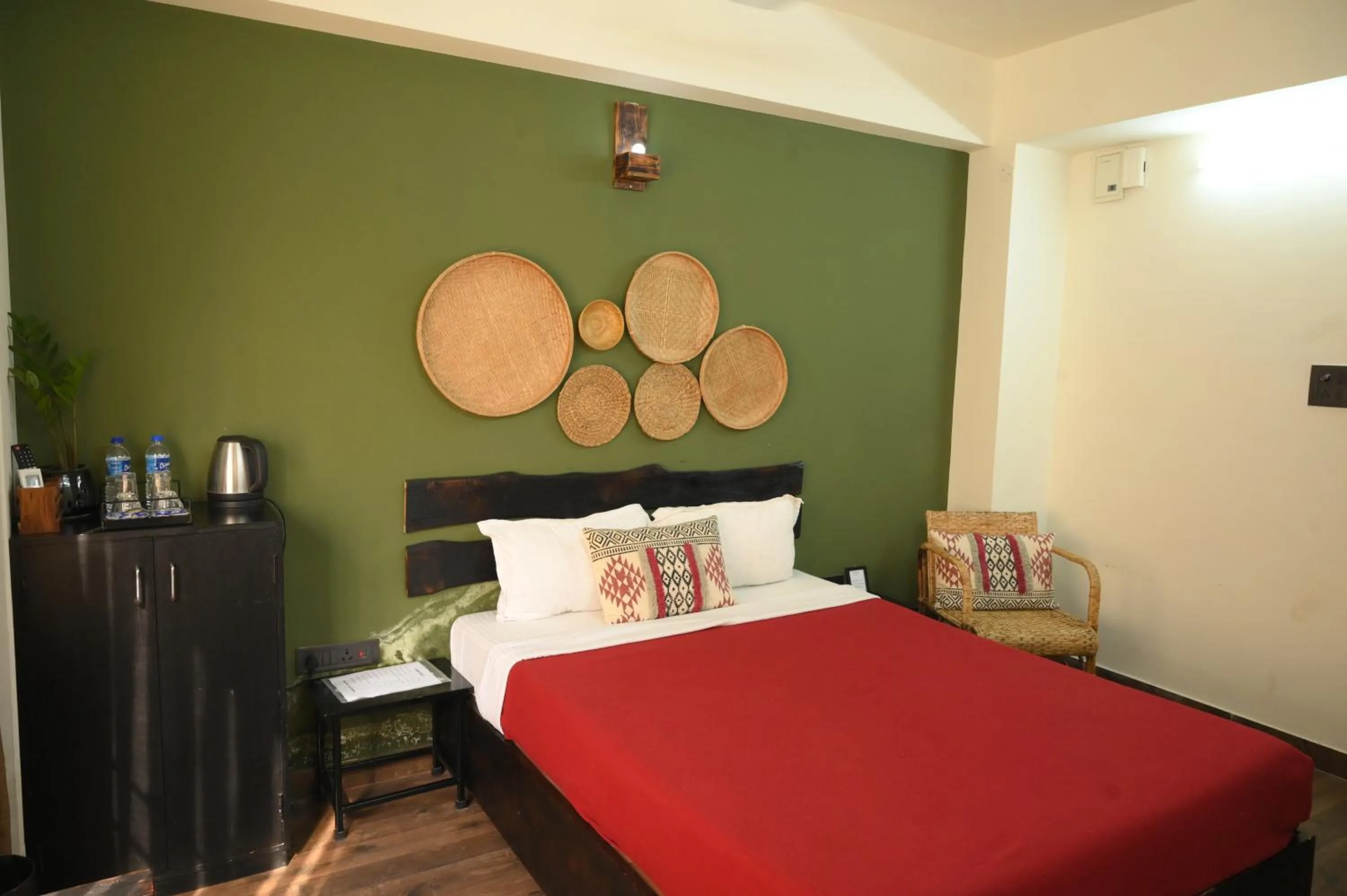 Bed in Peepal Tree Inn