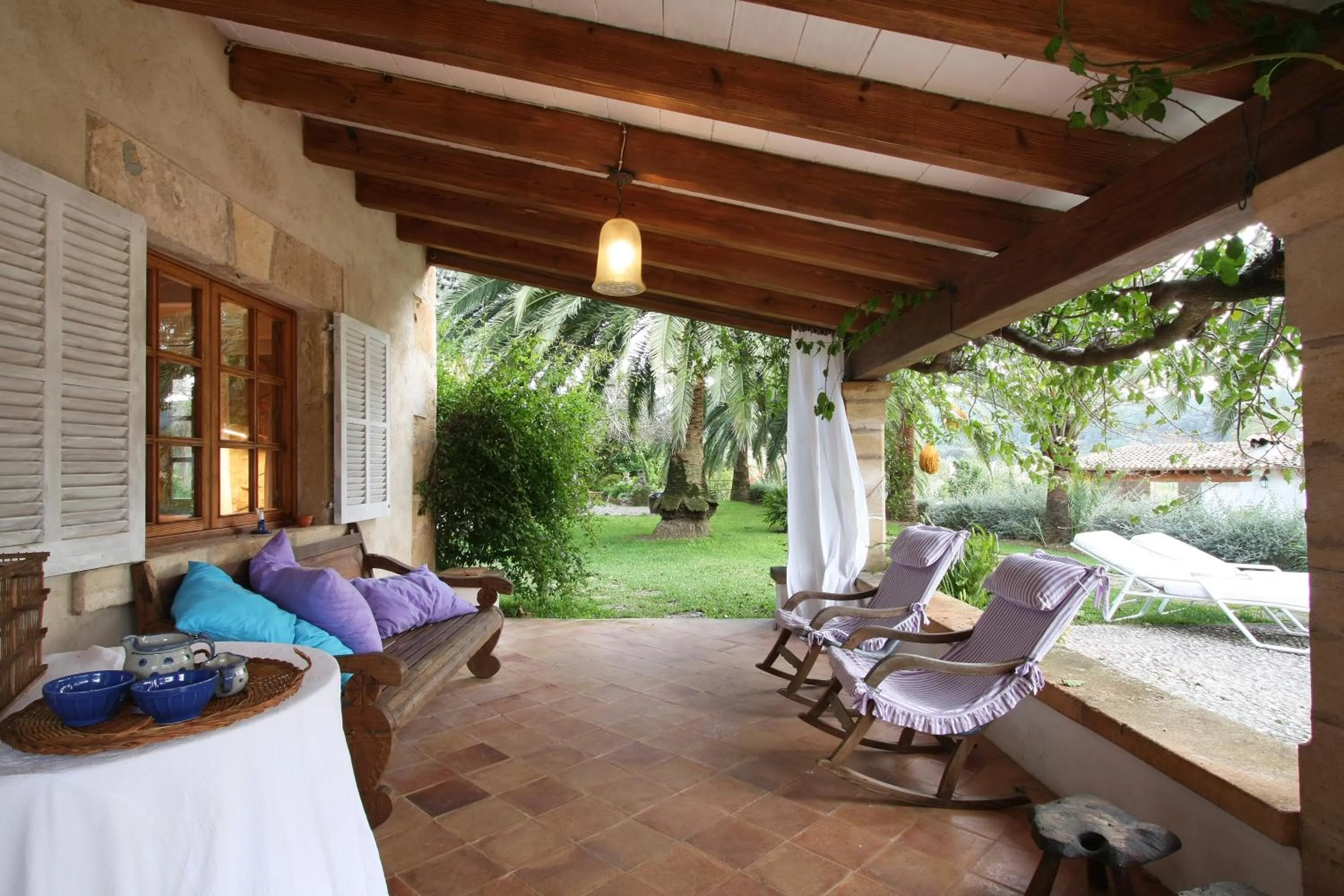 Garden view in Holiday home Can Pontico