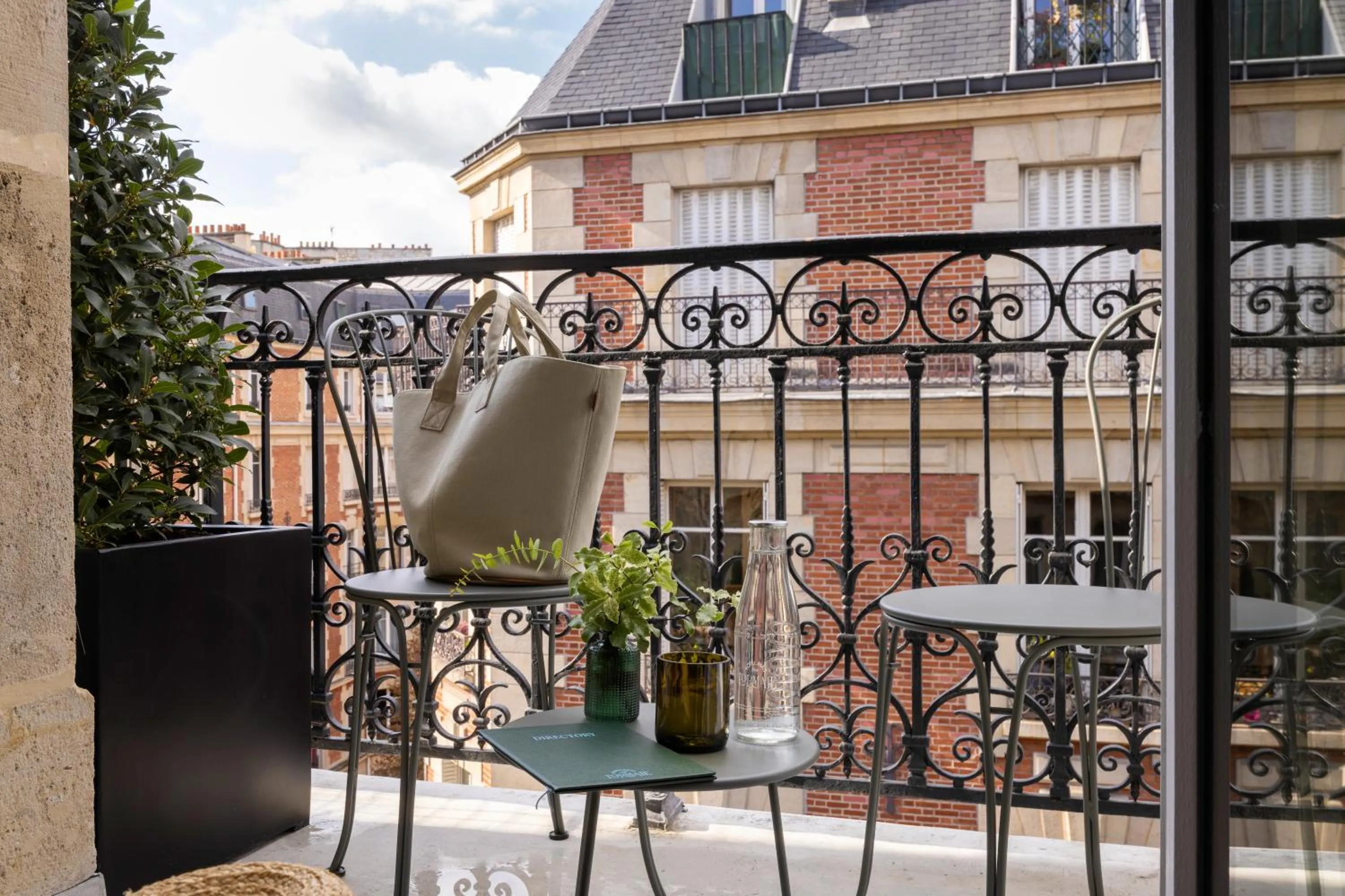 Balcony/Terrace in Hôtel L'Ormaie & Spa