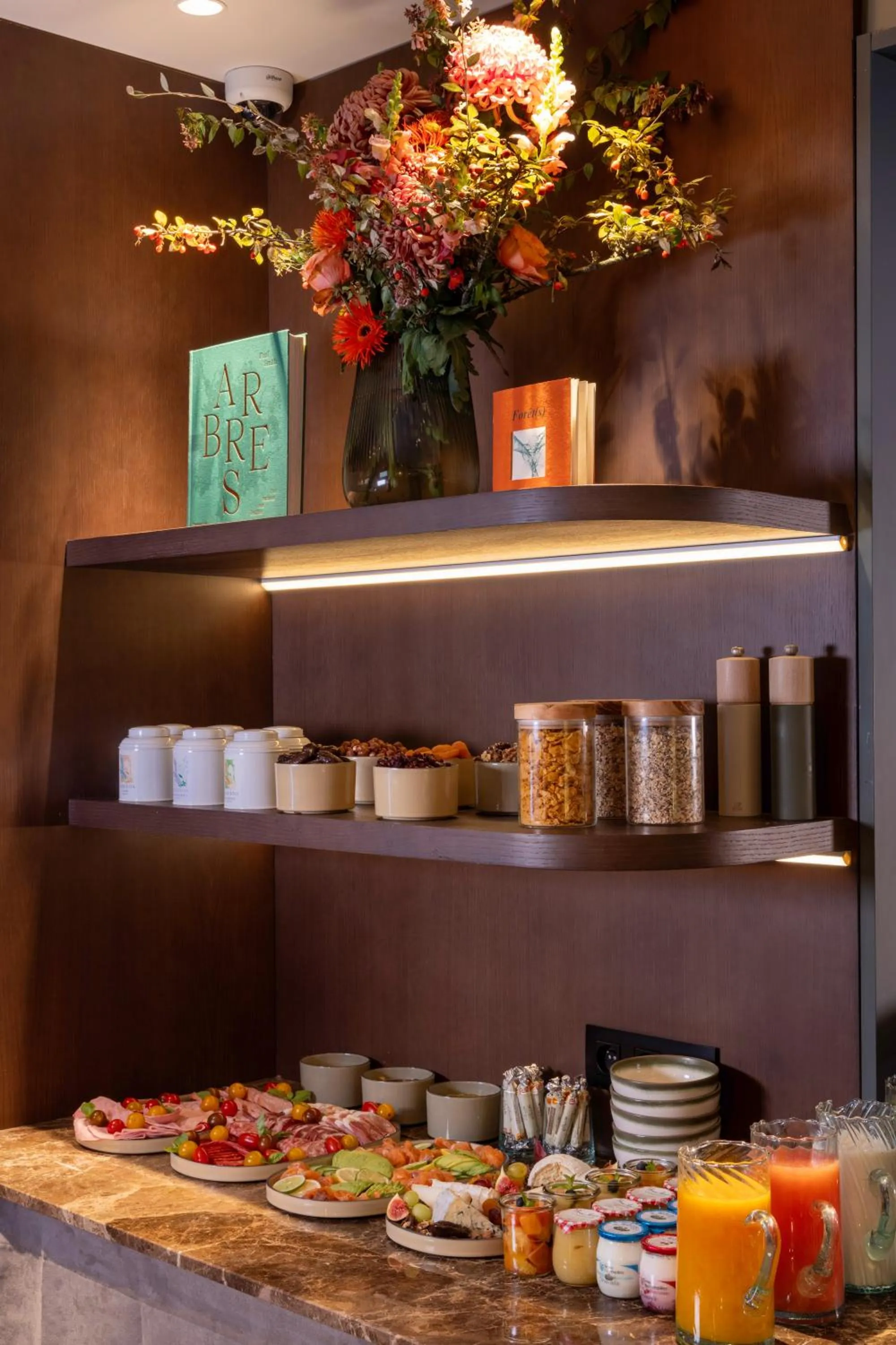 Breakfast in Hôtel L'Ormaie & Spa