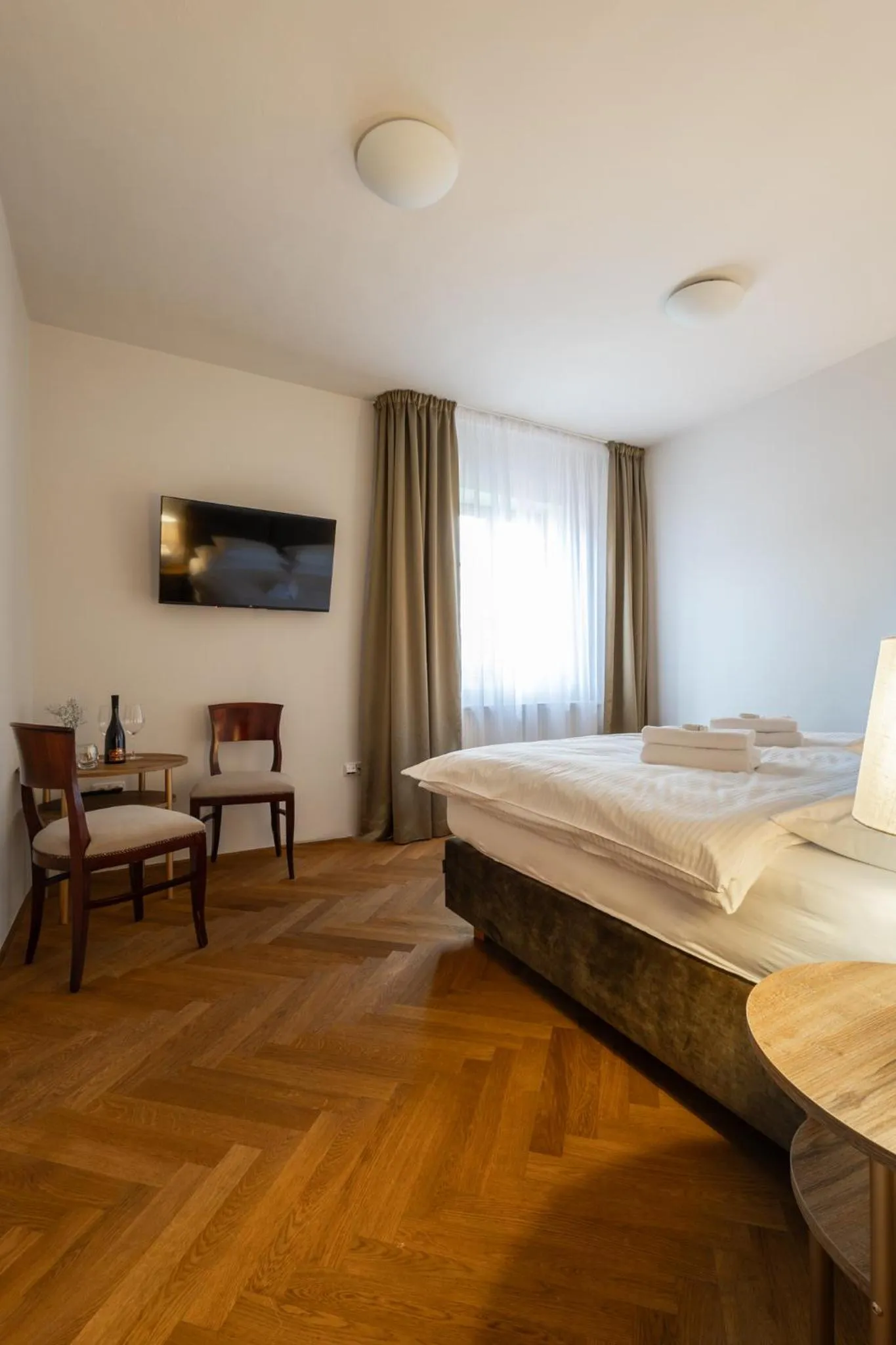 Bed in Hotel Tanzberg Mikulov