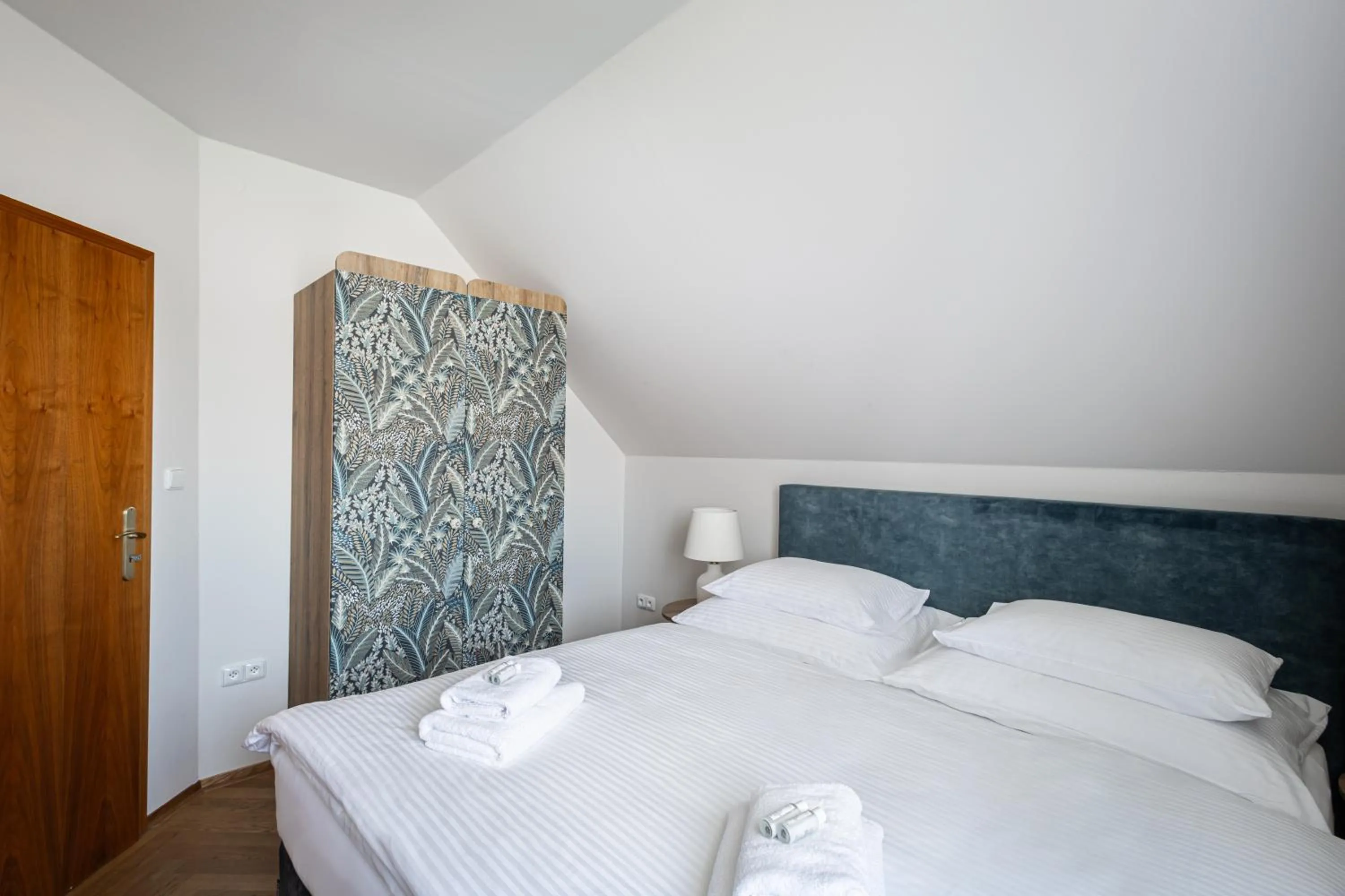 Bed in Hotel Tanzberg Mikulov