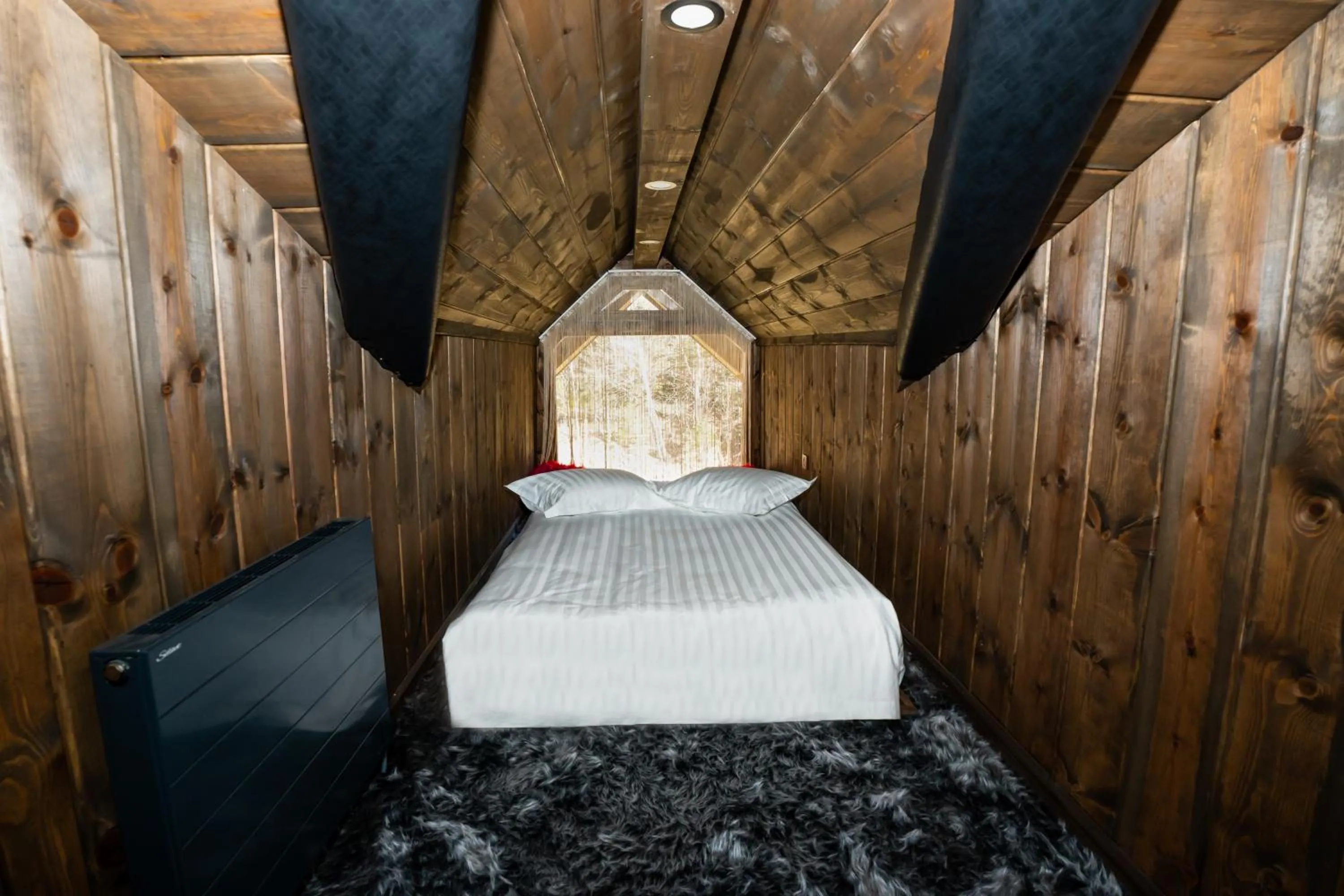 Bed in Bİ ABANT MASALI VİLLAGE HOTEL