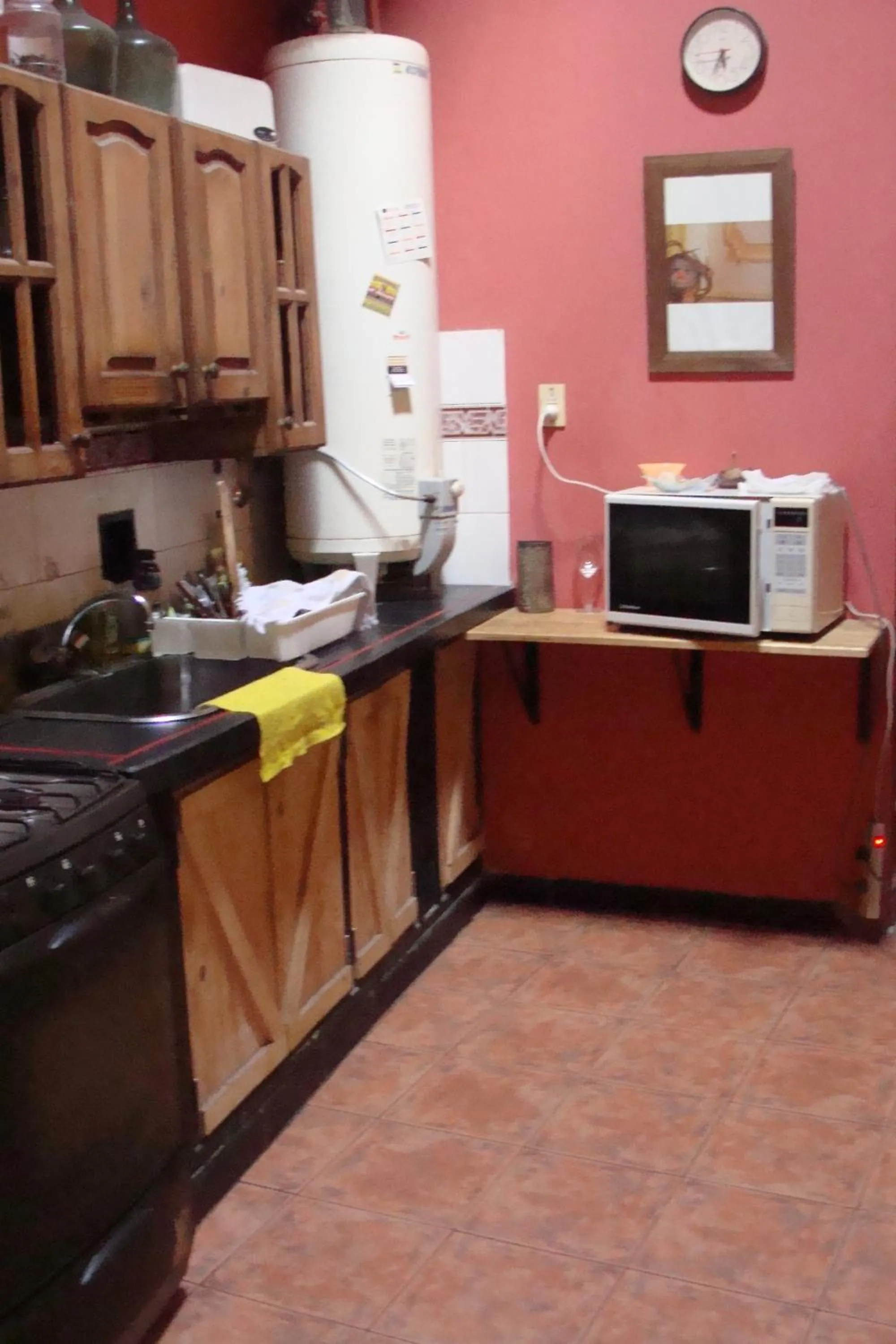 Kitchen or kitchenette in Intiaconcagua Habitacion familiar con baño privado