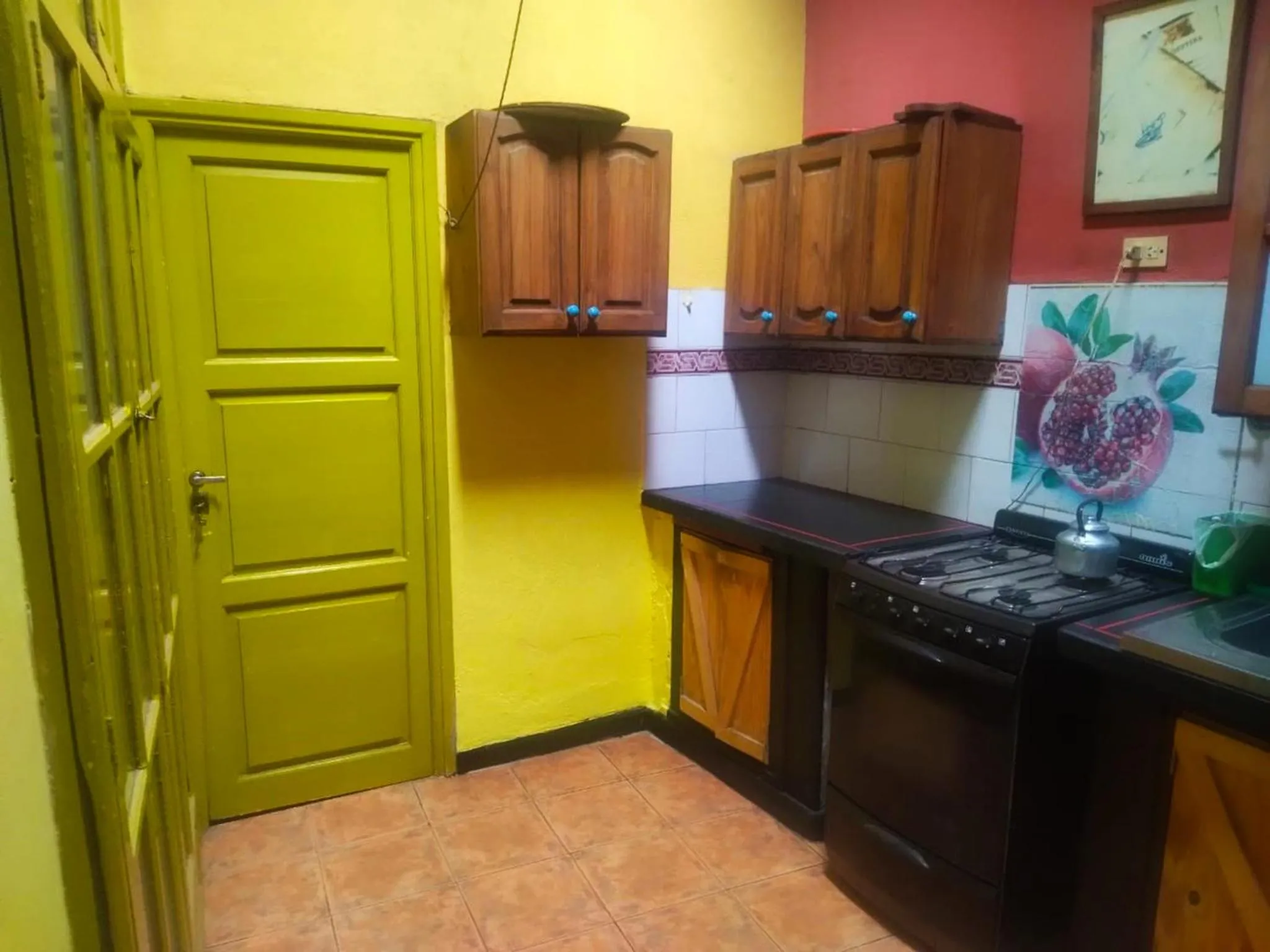Kitchen or kitchenette in Intiaconcagua Habitacion familiar con baño privado